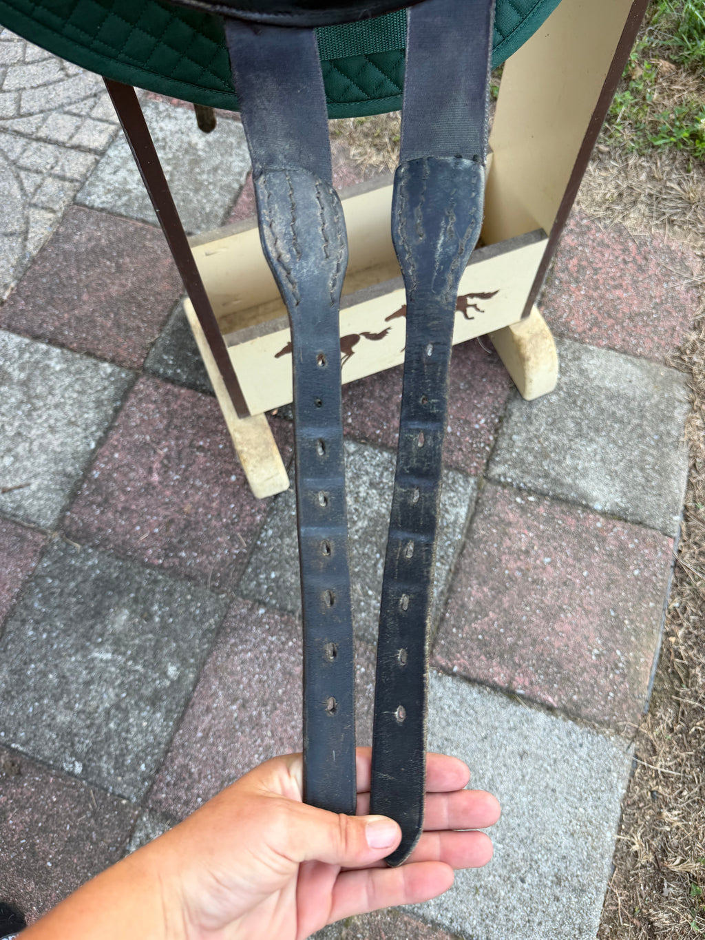 17” Stubben Excalibur Black monoflap 30cm