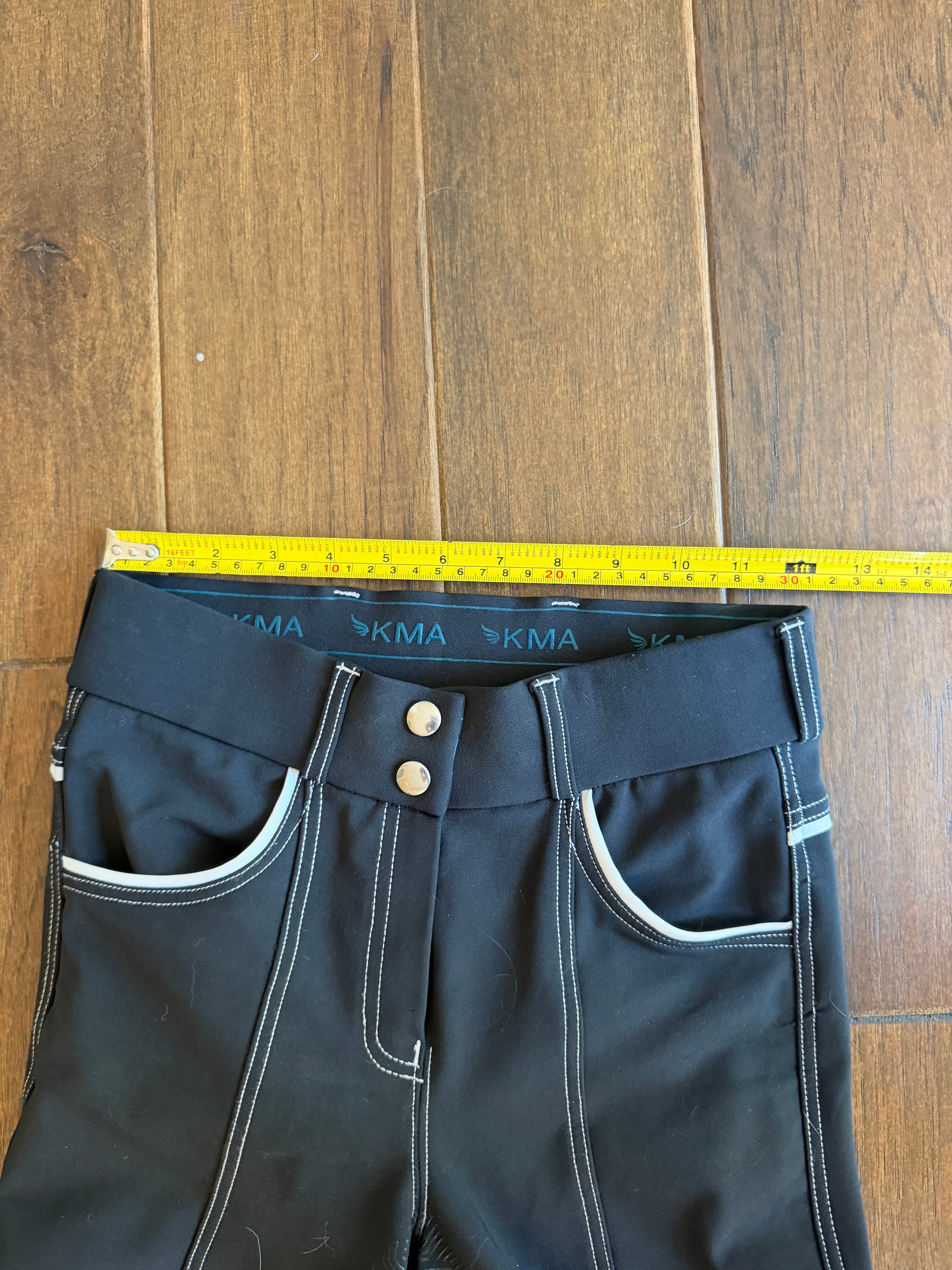 KMA full seat grip breeches - black 26