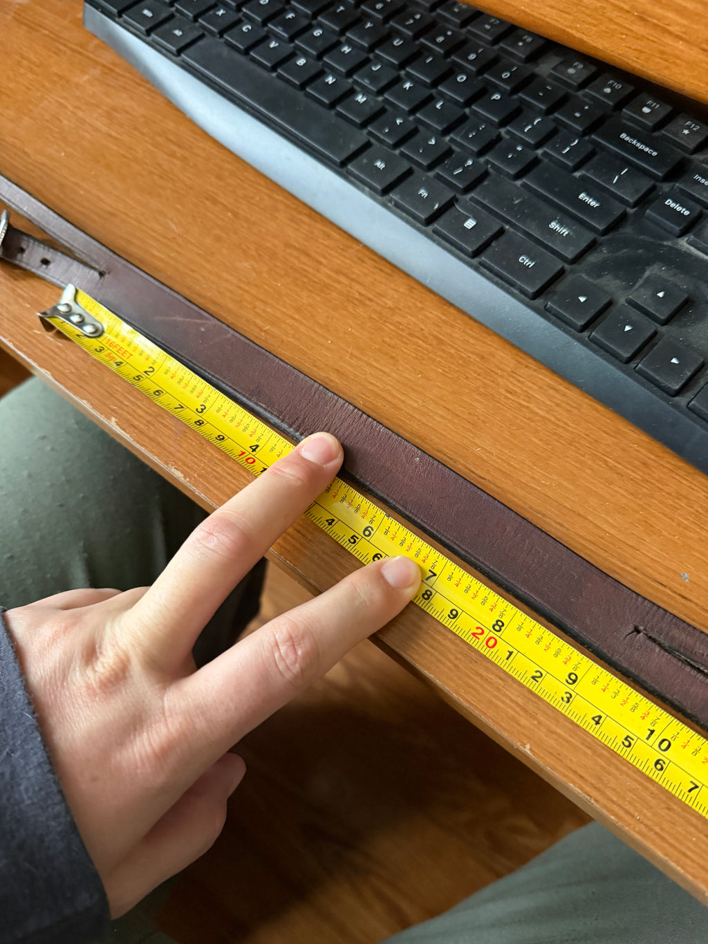 Brown pony crown piece