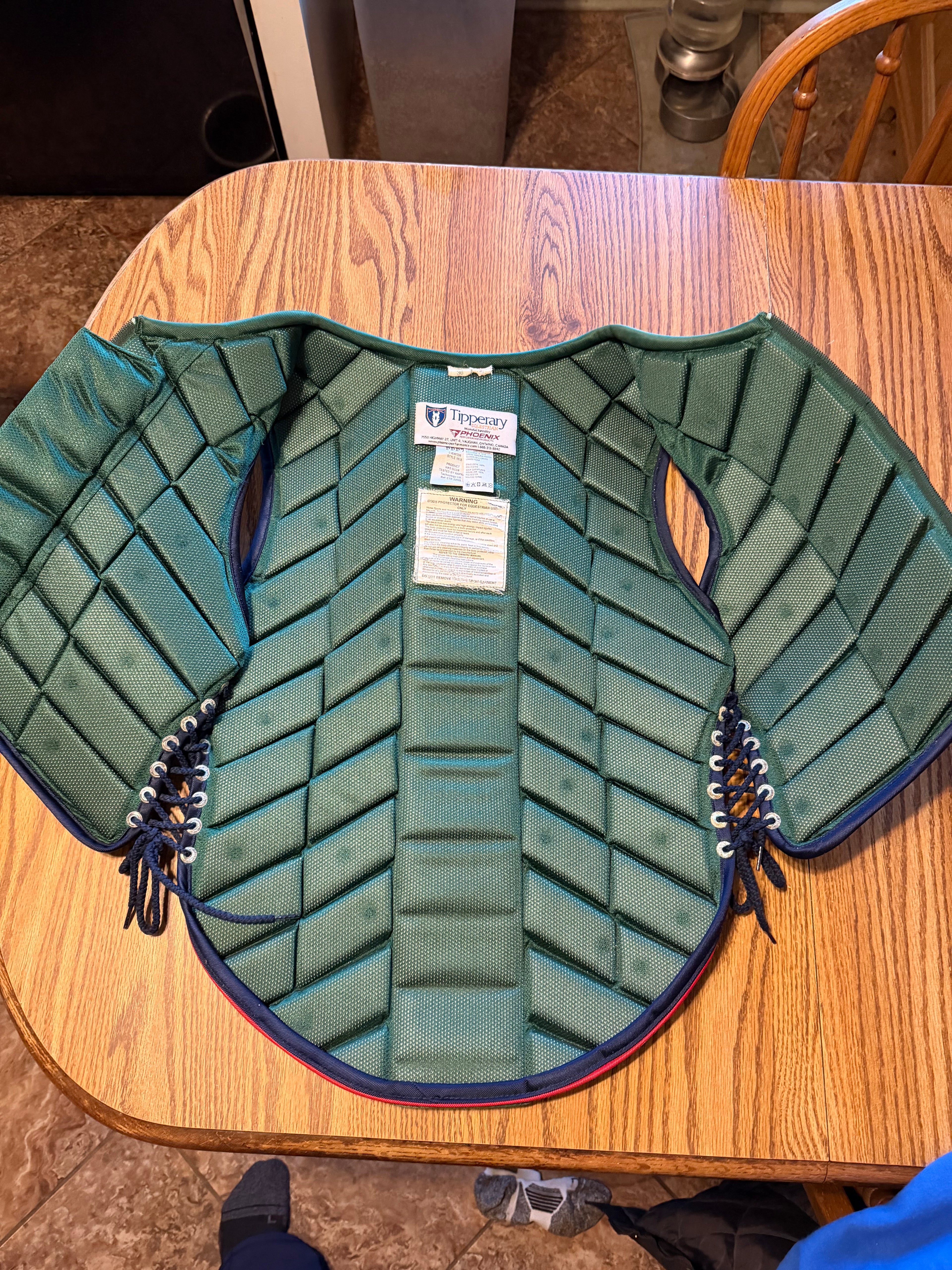 Tipperary eventing vest 36/small