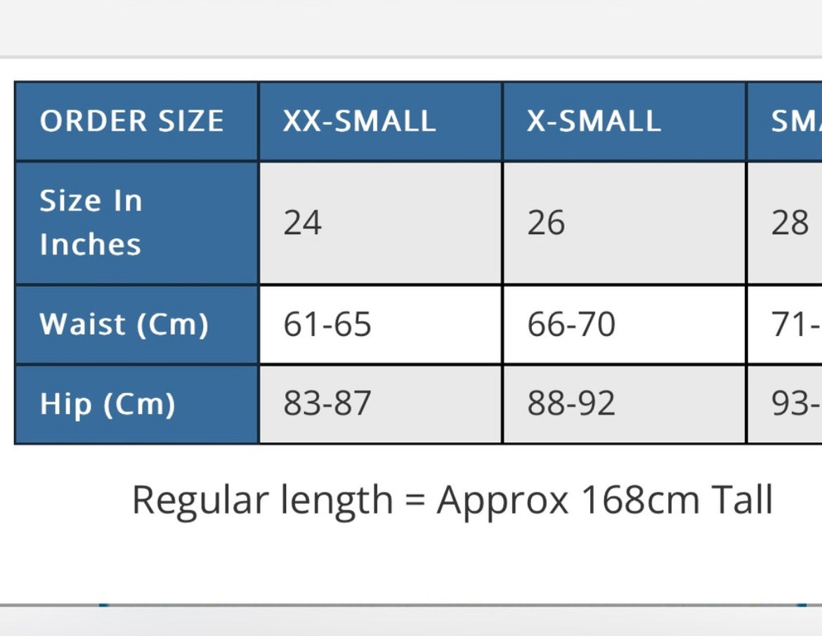 Horsewear Ladies XS pull on tights