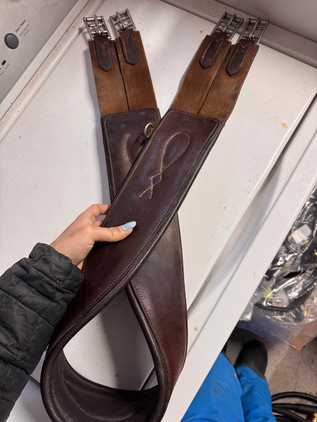 Total Saddle Fit Anatomical 54” girth, brown