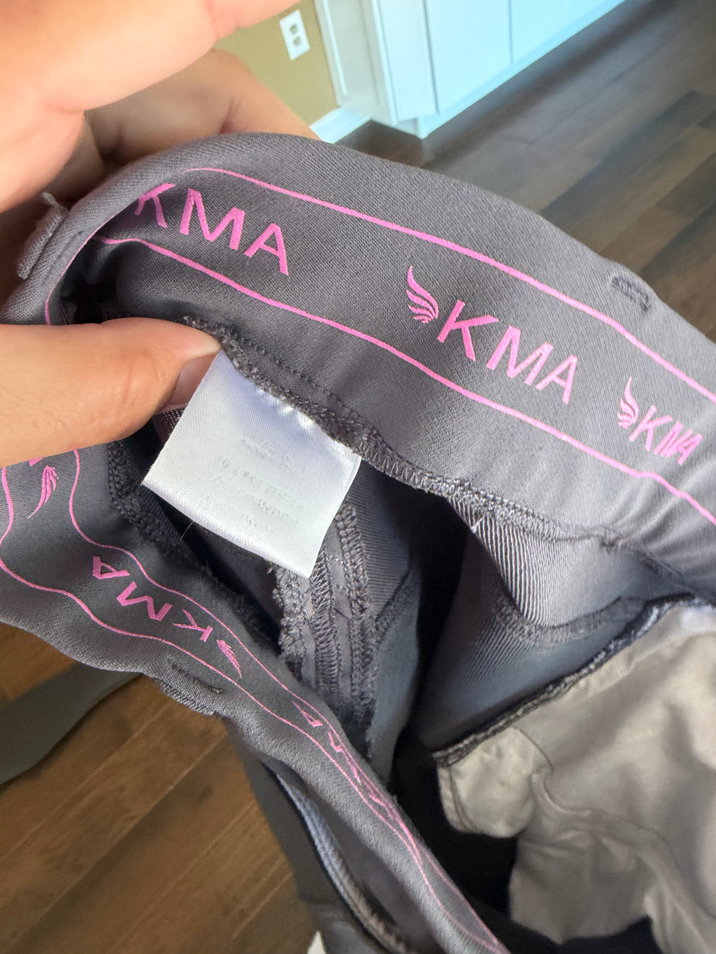 KMA full seat grip breeches - grey 28