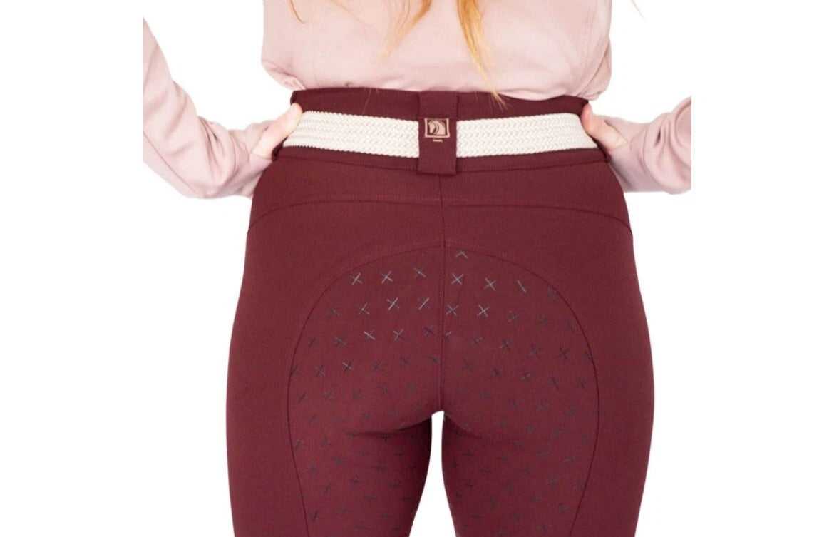 ROMFH ladies Lexy 3 Button breeches Full Grip Seat