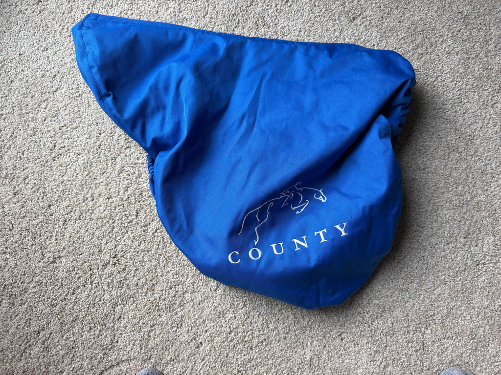 County Saddlery logo fleece lined cover