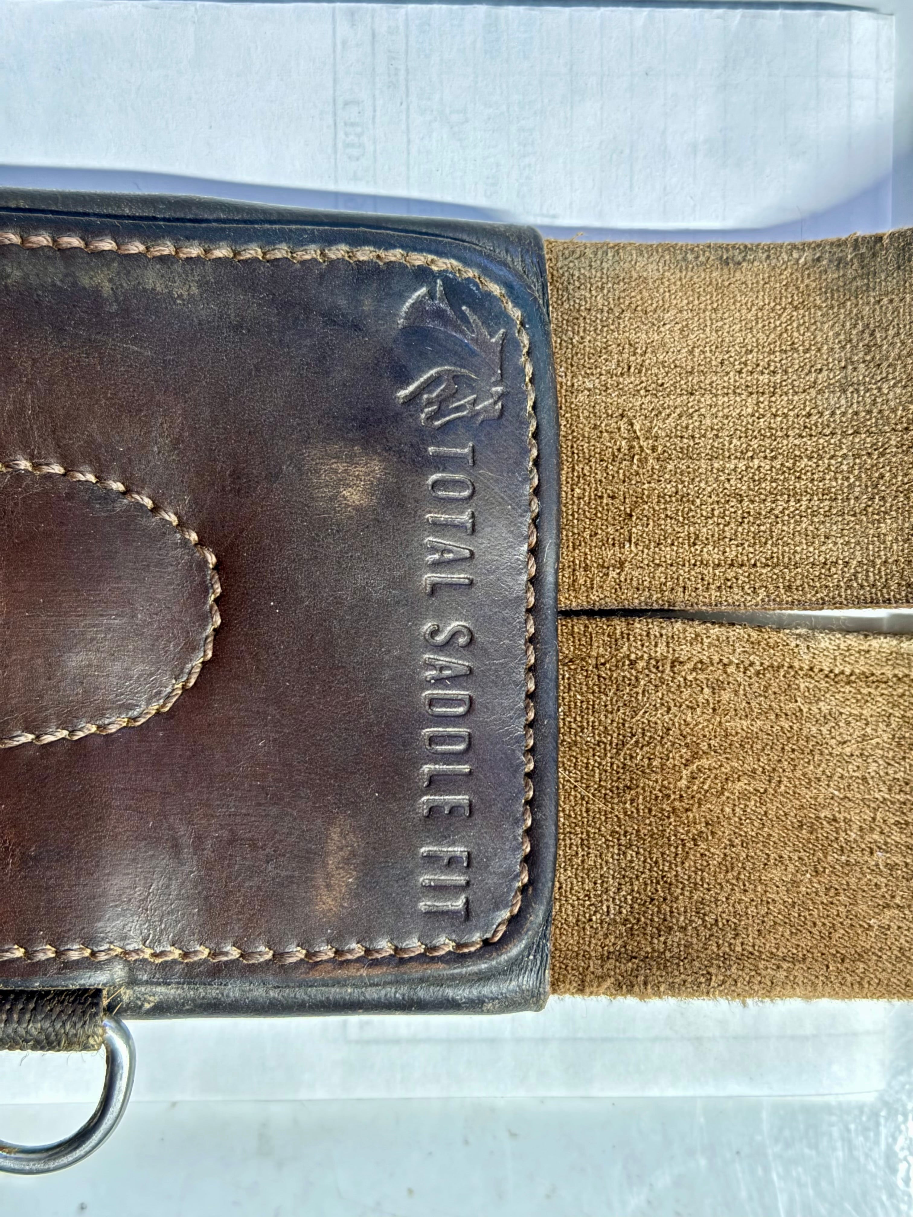 Total Saddle Fit Anatomical 54” girth, brown