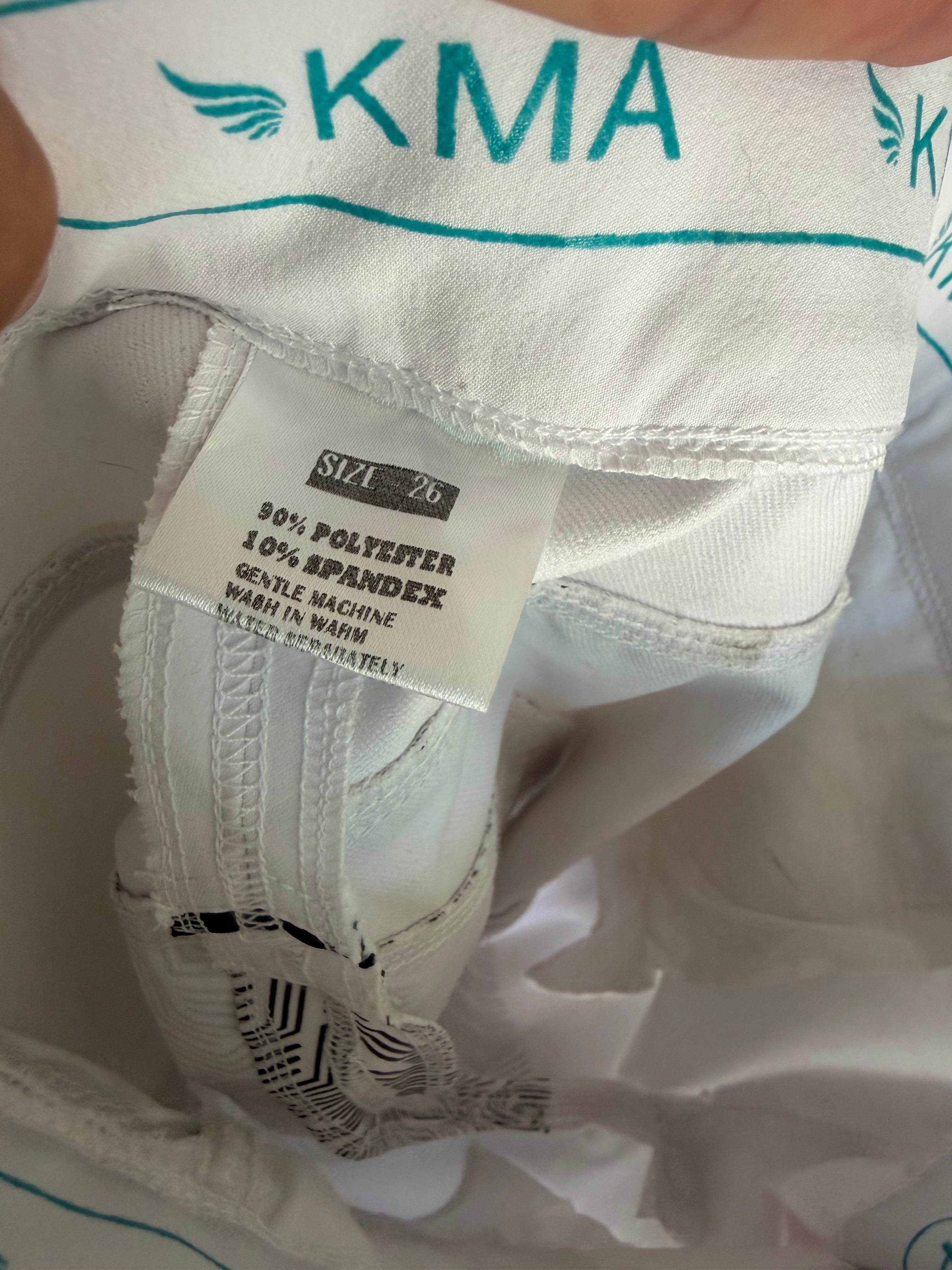 KMA full seat grip breeches - white 26