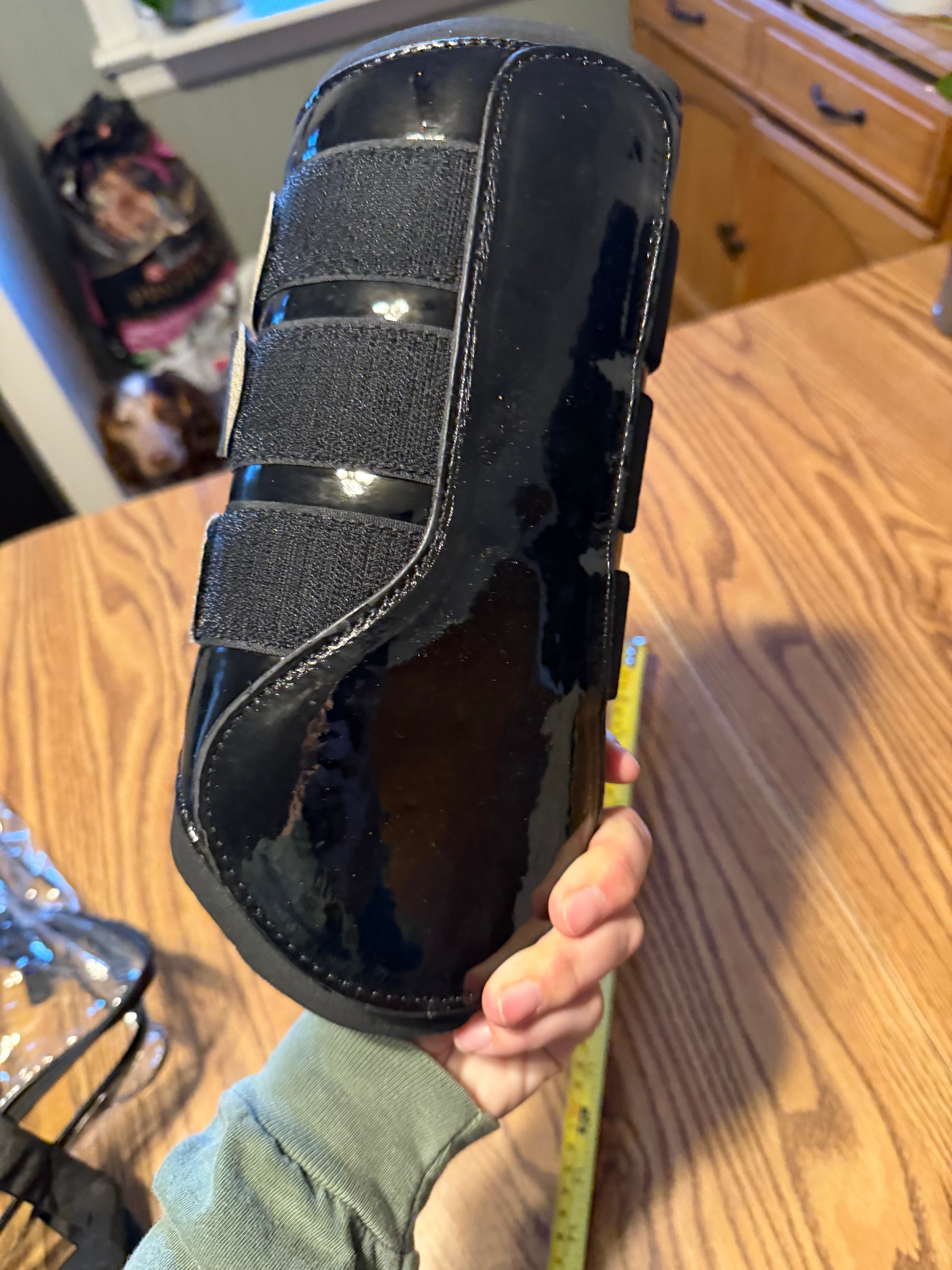 Equestroom gold accent brushing boots