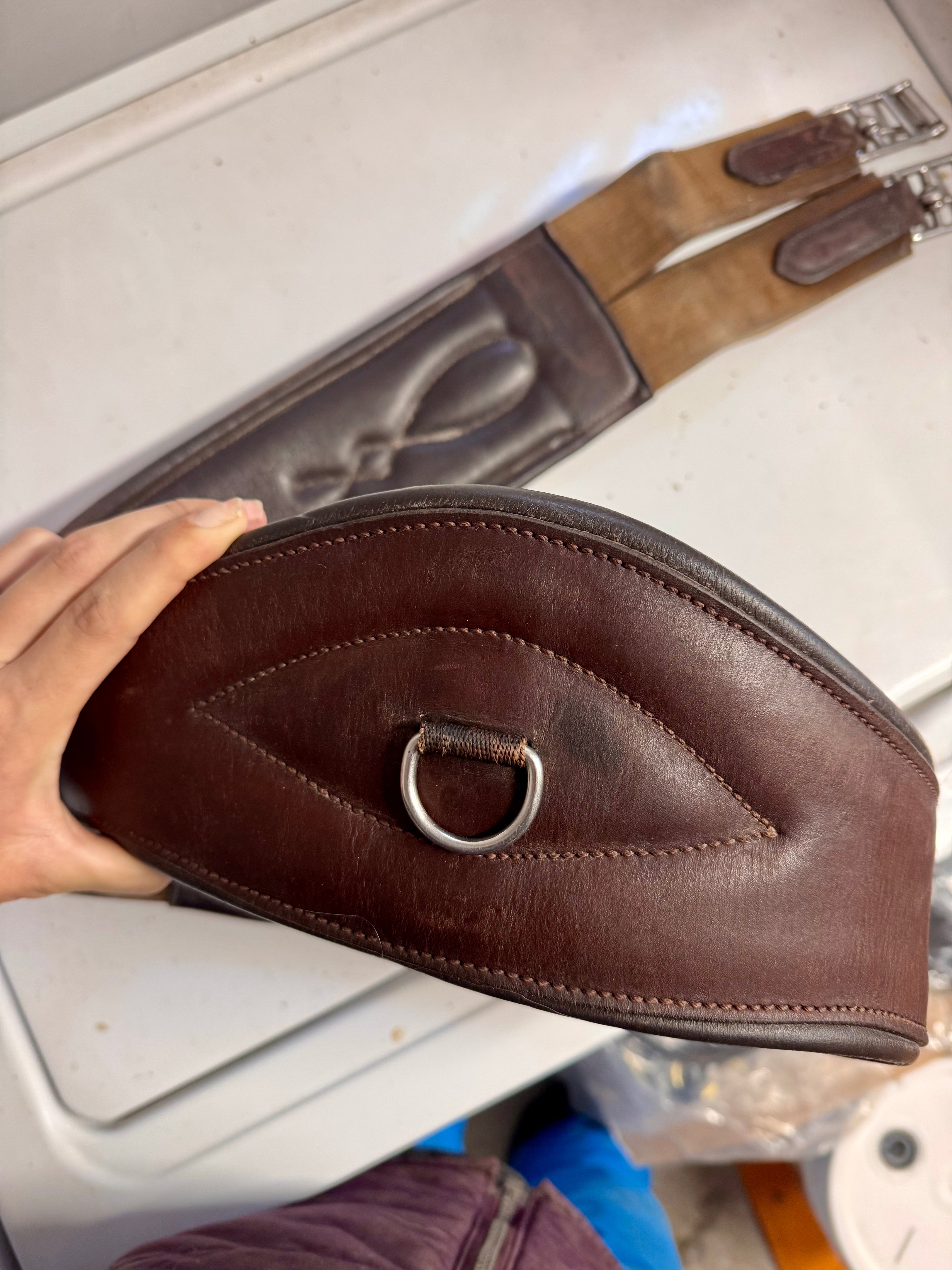 Total Saddle Fit Anatomical 54” girth, brown