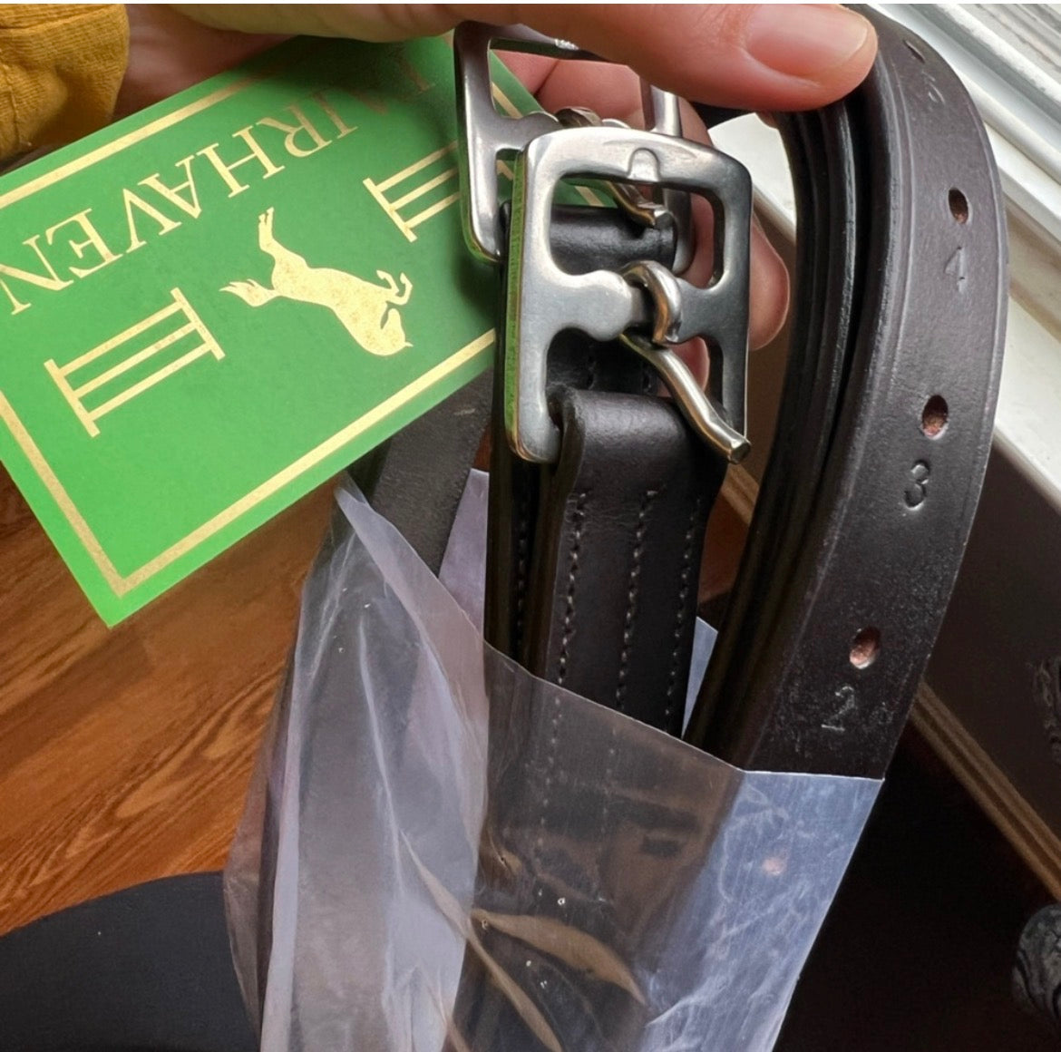 54" Bobby's English Tack Fairhaven stirrup leathers