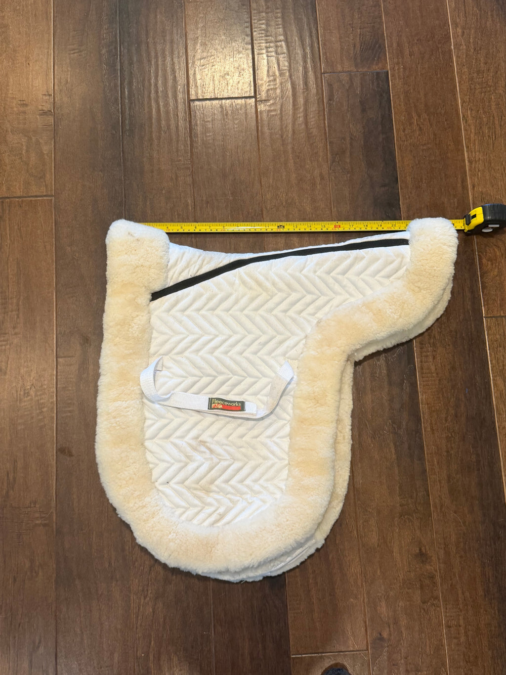 Fleeceworks sheepskin wool dressage pad