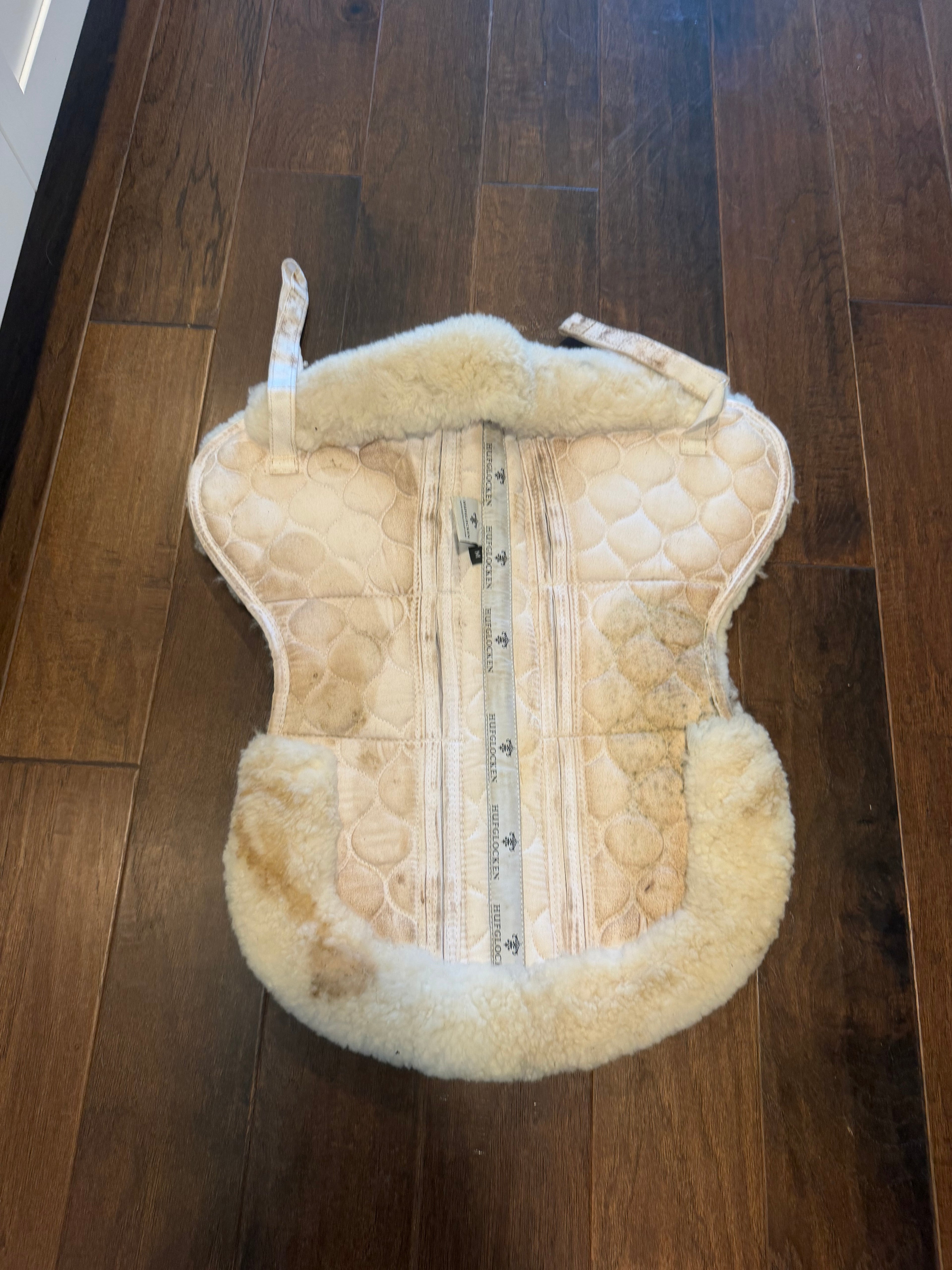 Hufglocken sheepskin shimmed Half pad