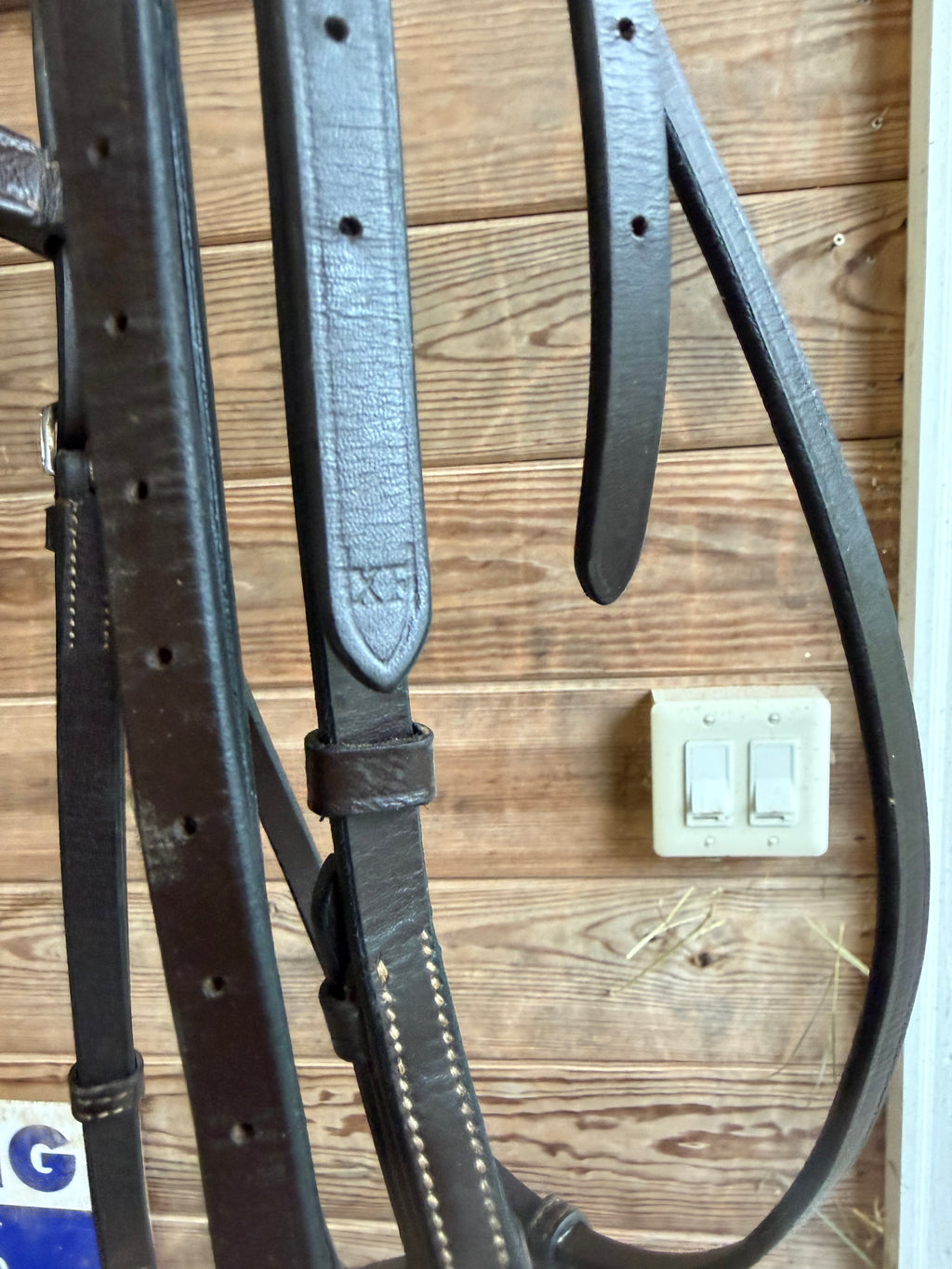 Brown Leather bridle - XFull