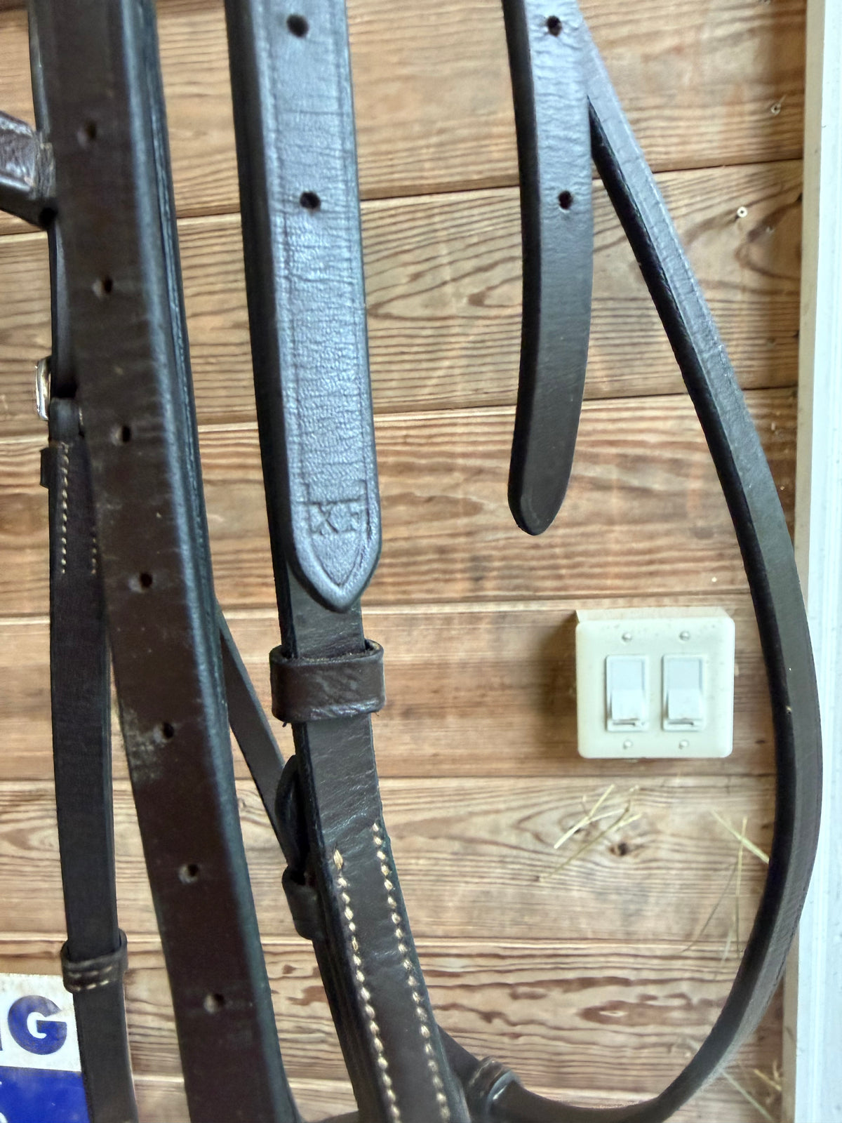 Brown Leather bridle - XFull