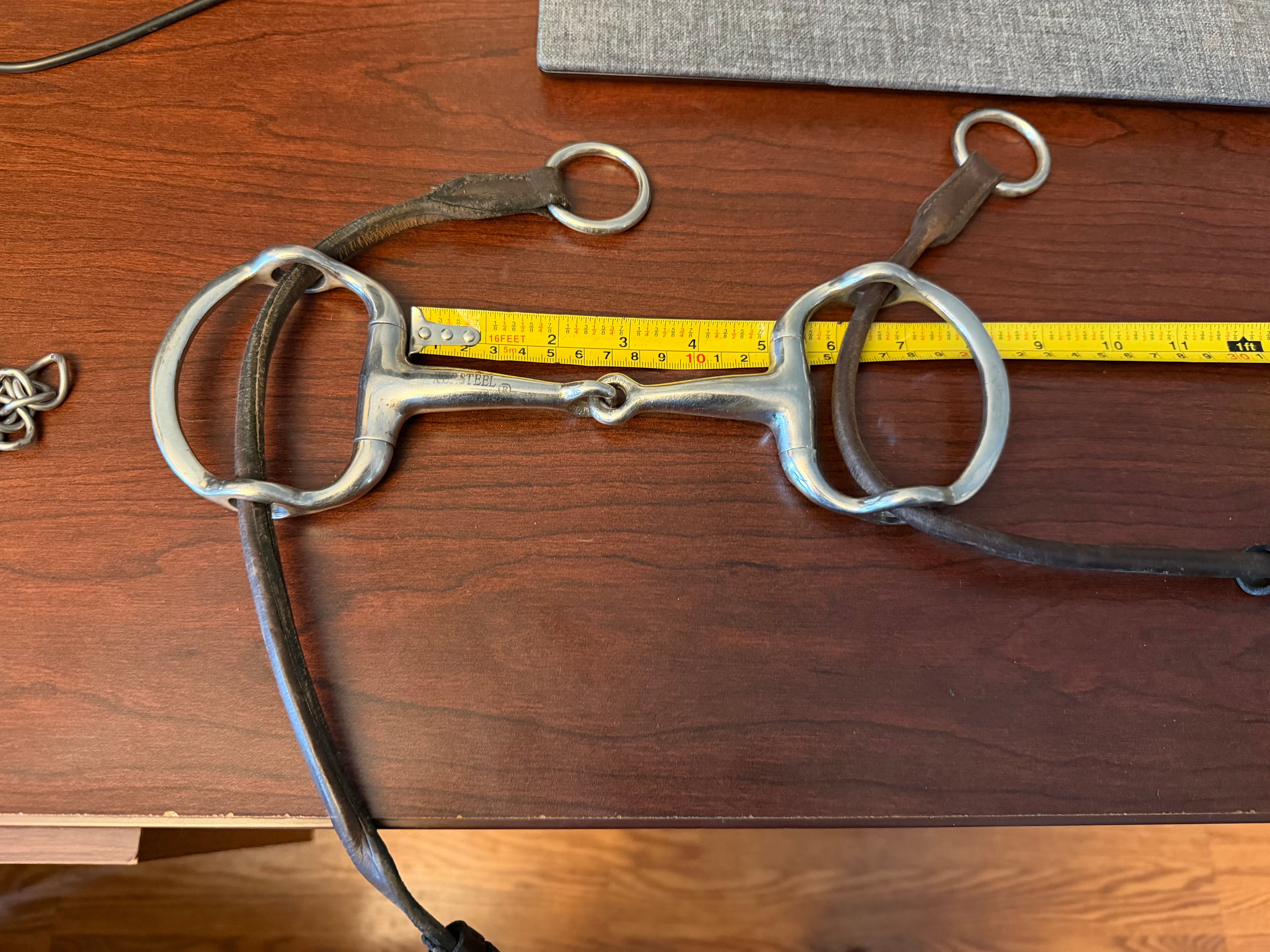 5" Korsteel Eggbutt gag with cheeks