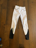 KMA full seat grip breeches - white 26