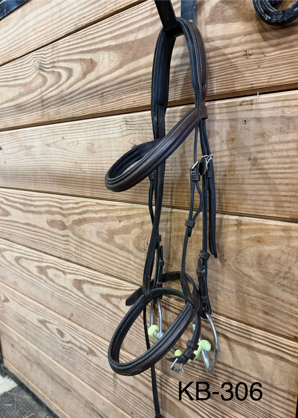 Monocrown brown Leather bridle - Cob