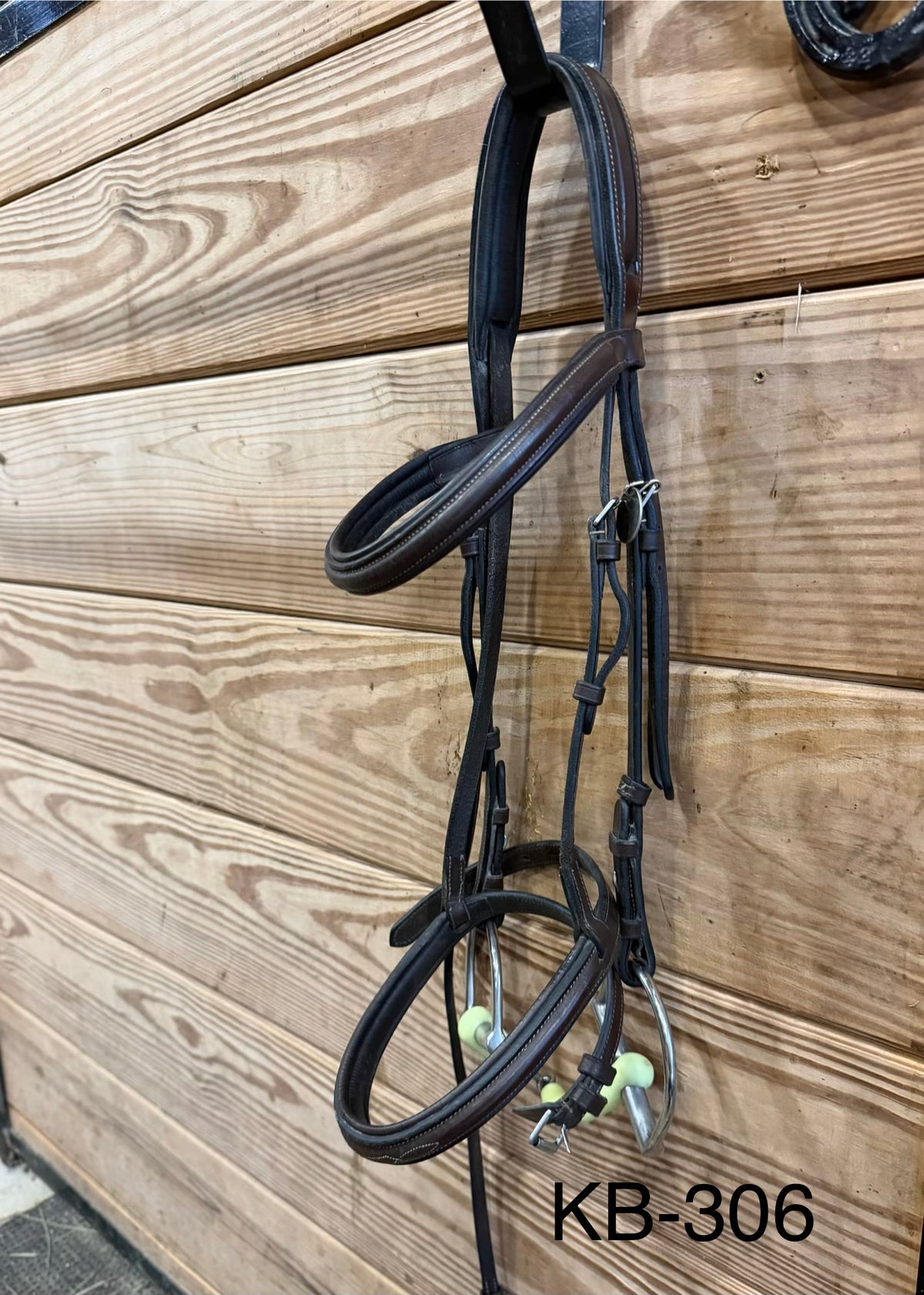 Monocrown brown Leather bridle - Cob