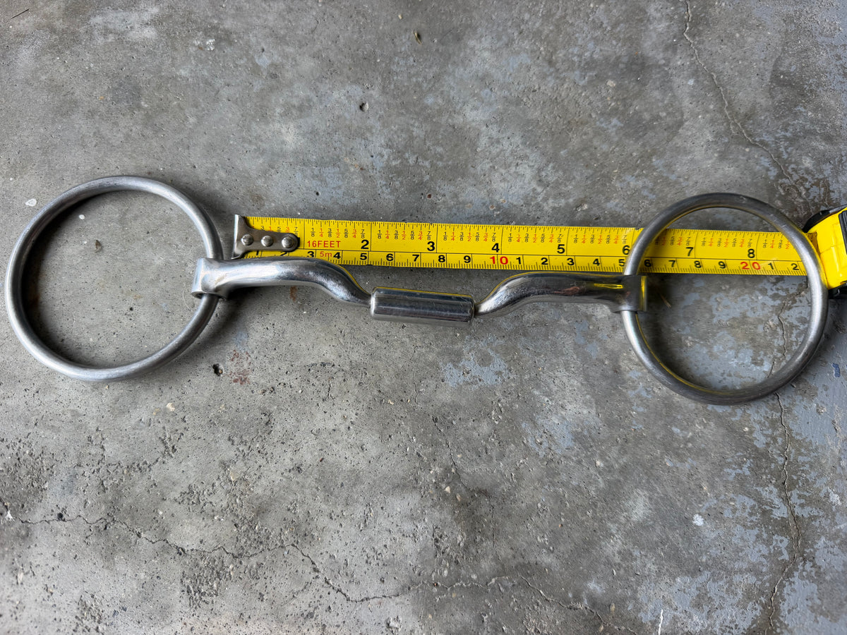 Myler comfort snaffle loose ring 5.75" high port
