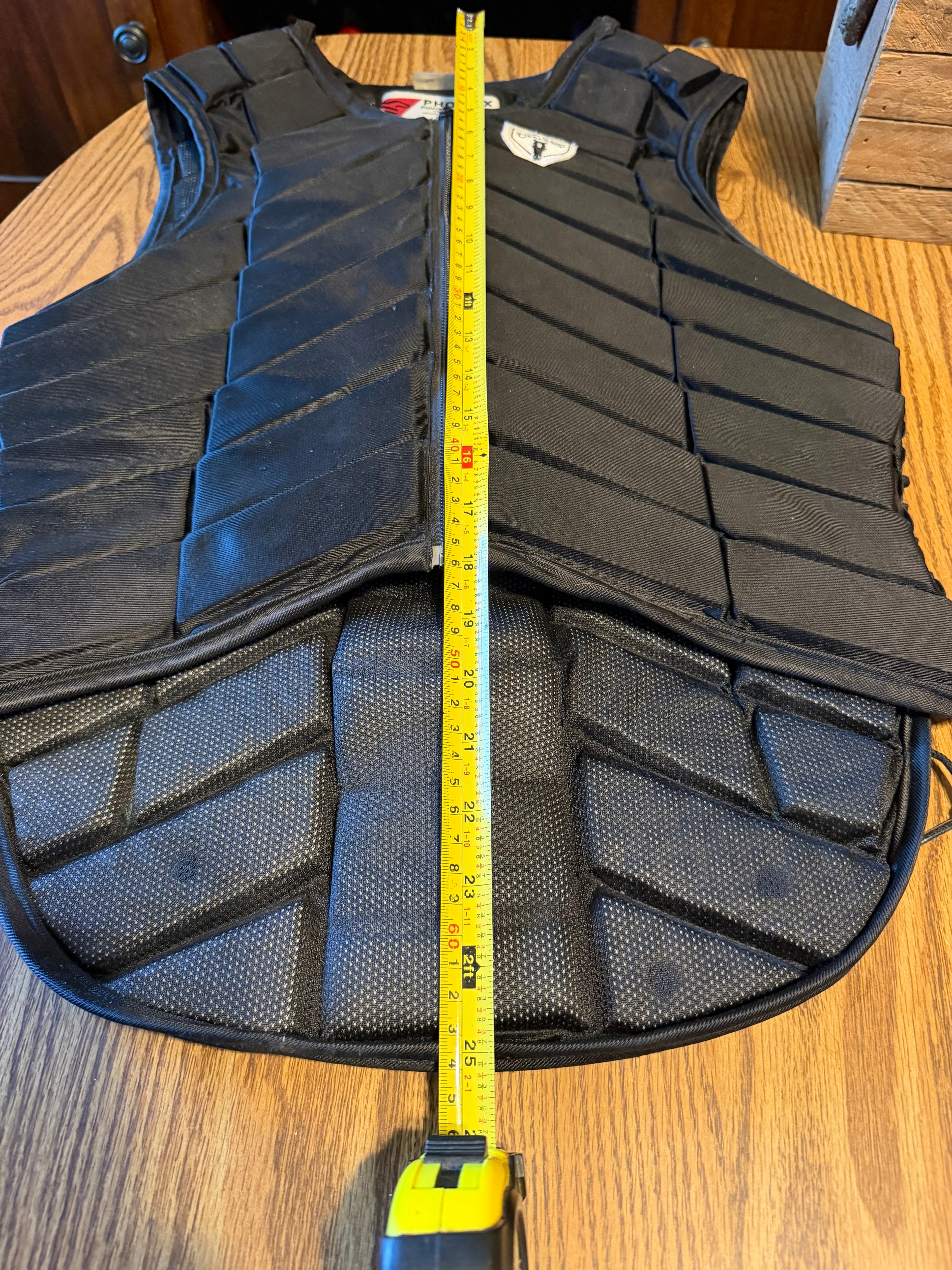 Tipperary eventing vest medium TALL Black