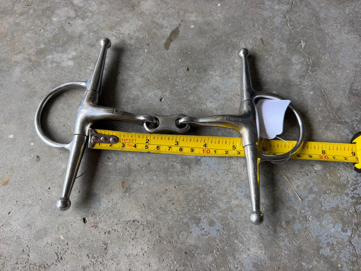 5” Korsteel full cheek french link snaffle bit