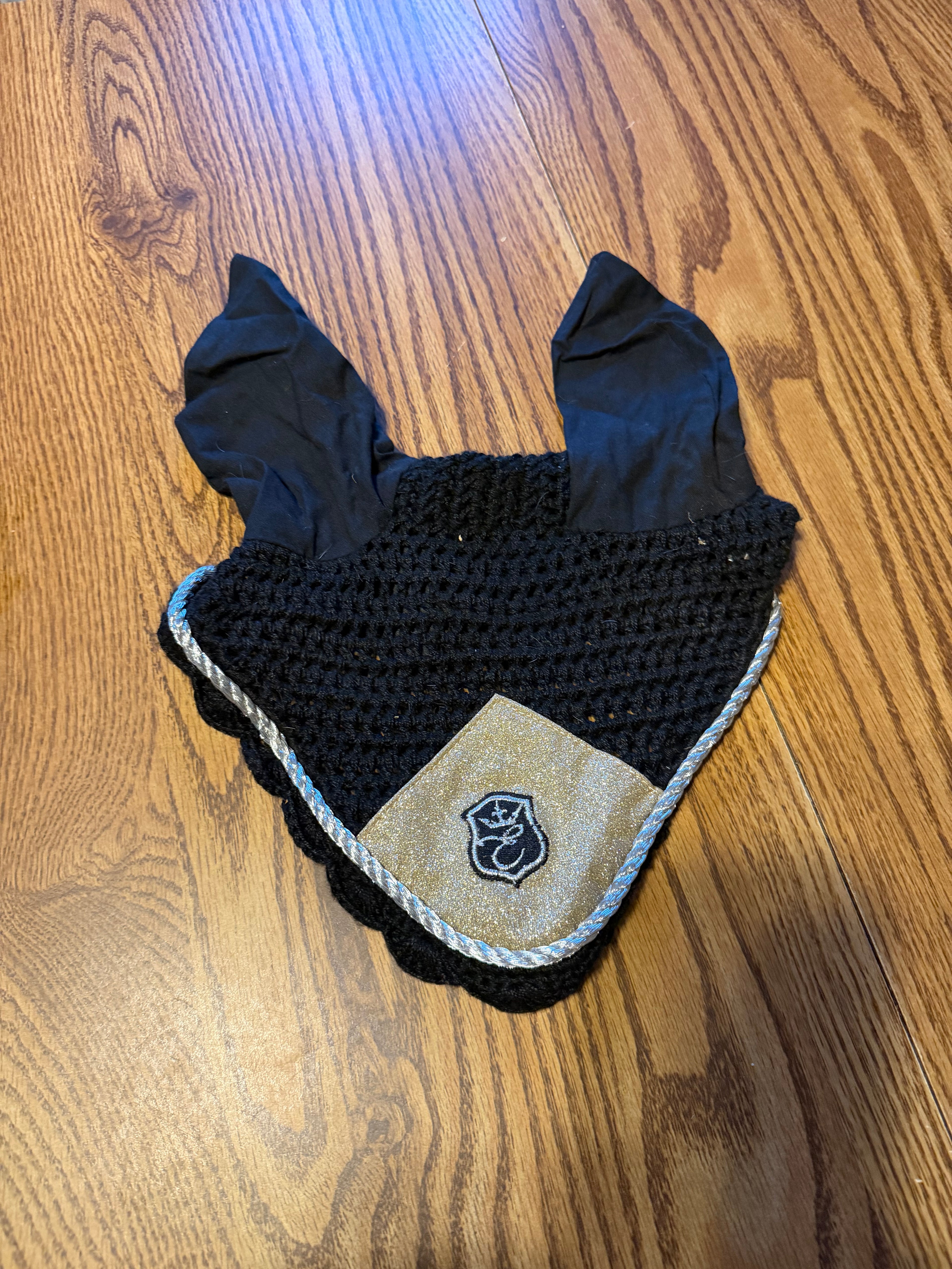 Equestroom gold fly bonnet