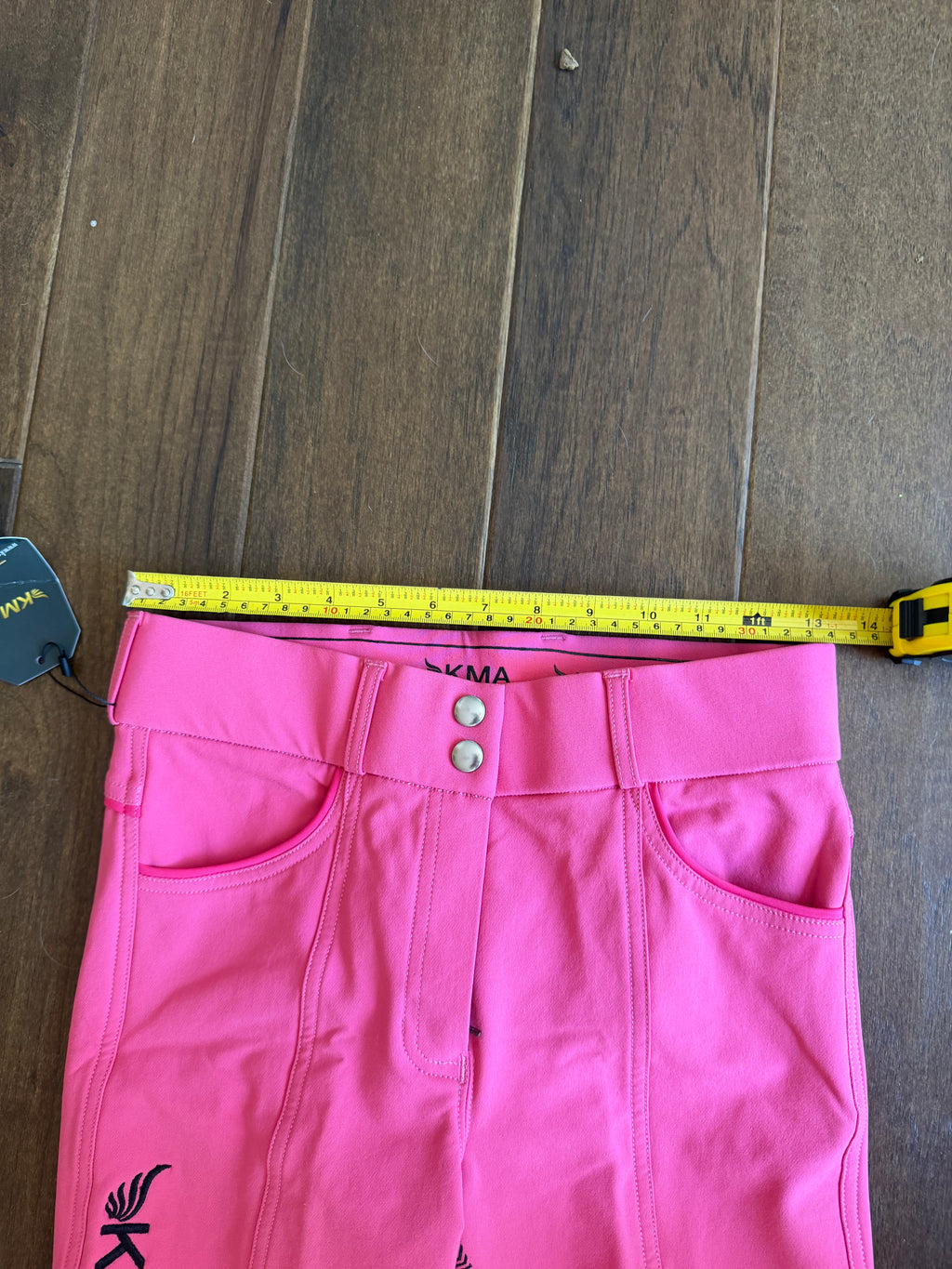 KMA full seat grip breeches - pink 28