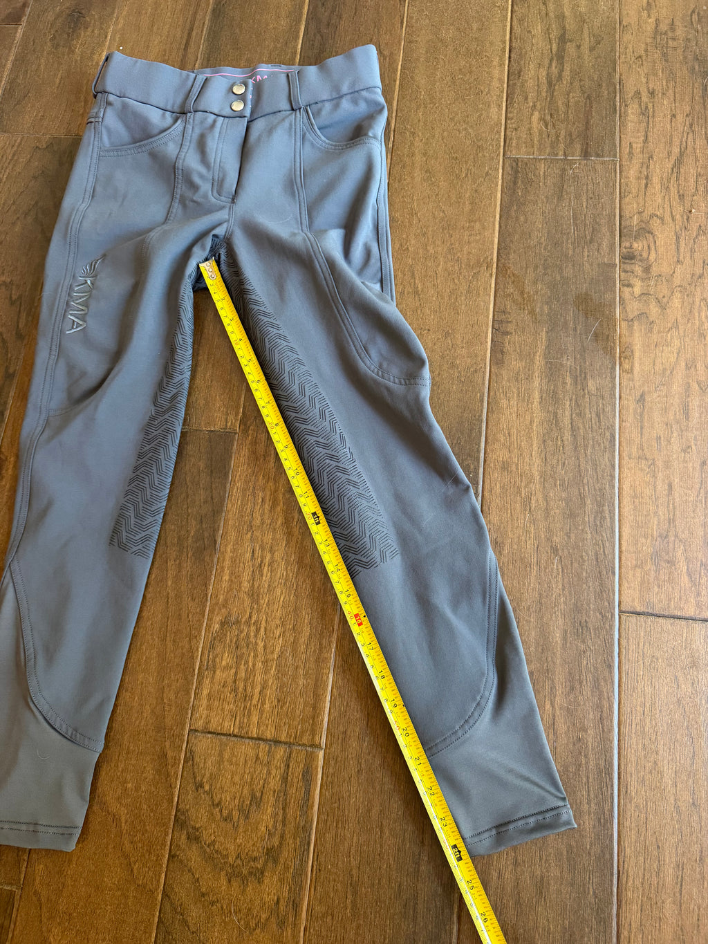 KMA full seat grip breeches - grey 28
