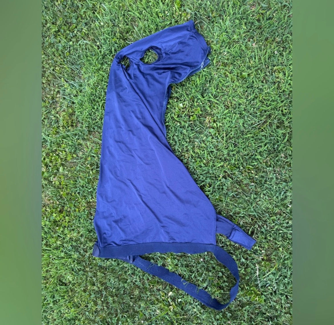 Used Weatherbeeta Lycra hood COB blue