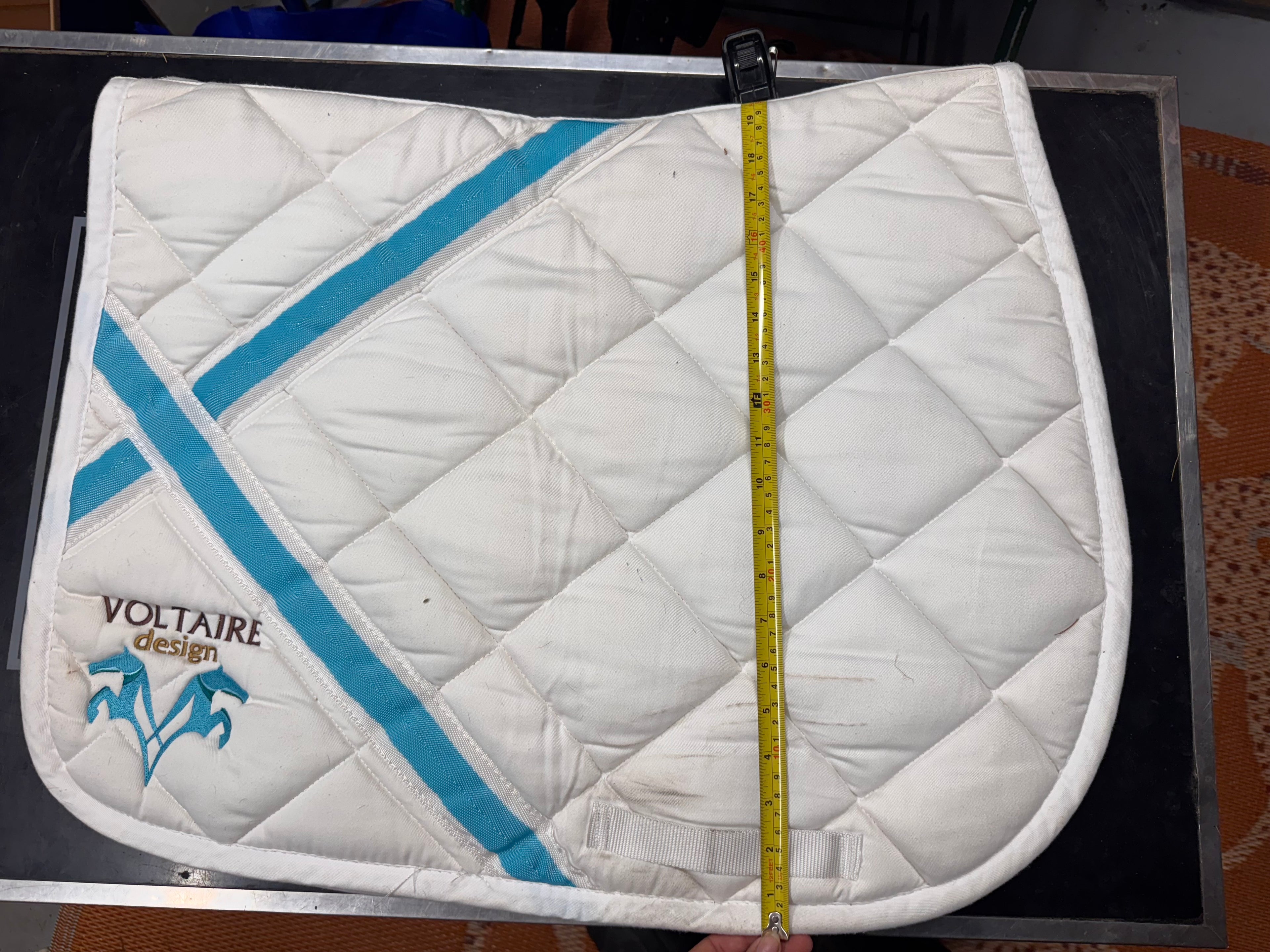 Voltaire White logo AP pad