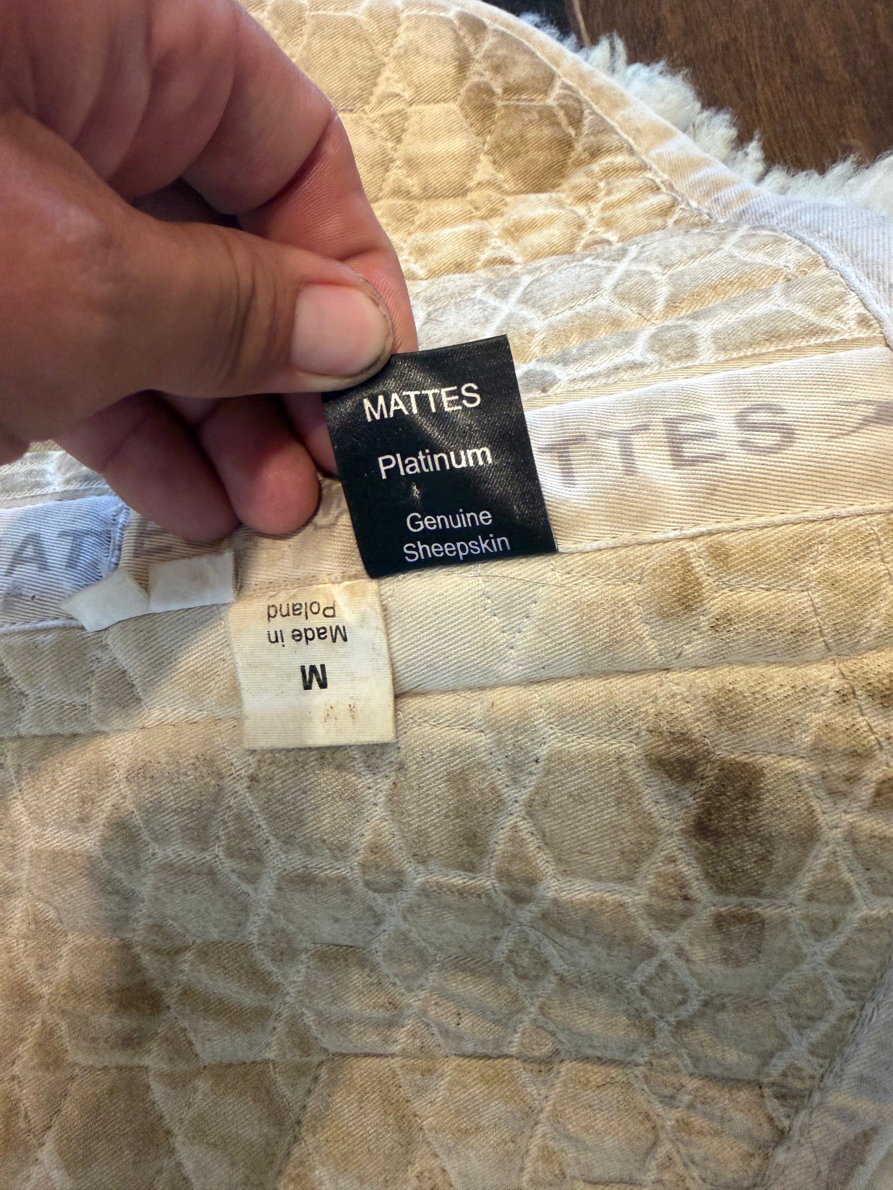 Mattes sheepskin Half pad