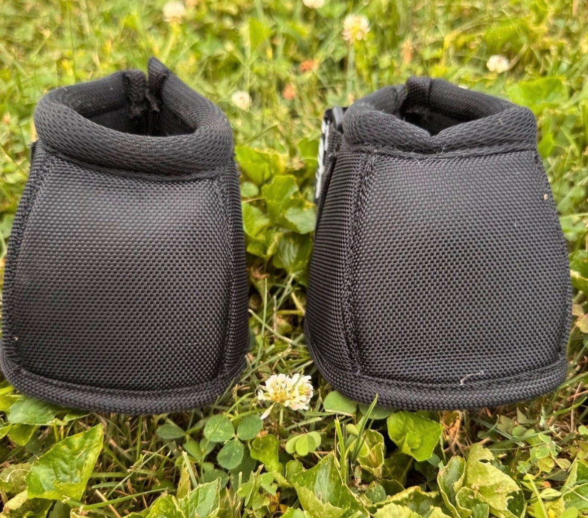 RES black no turn bell boots Large