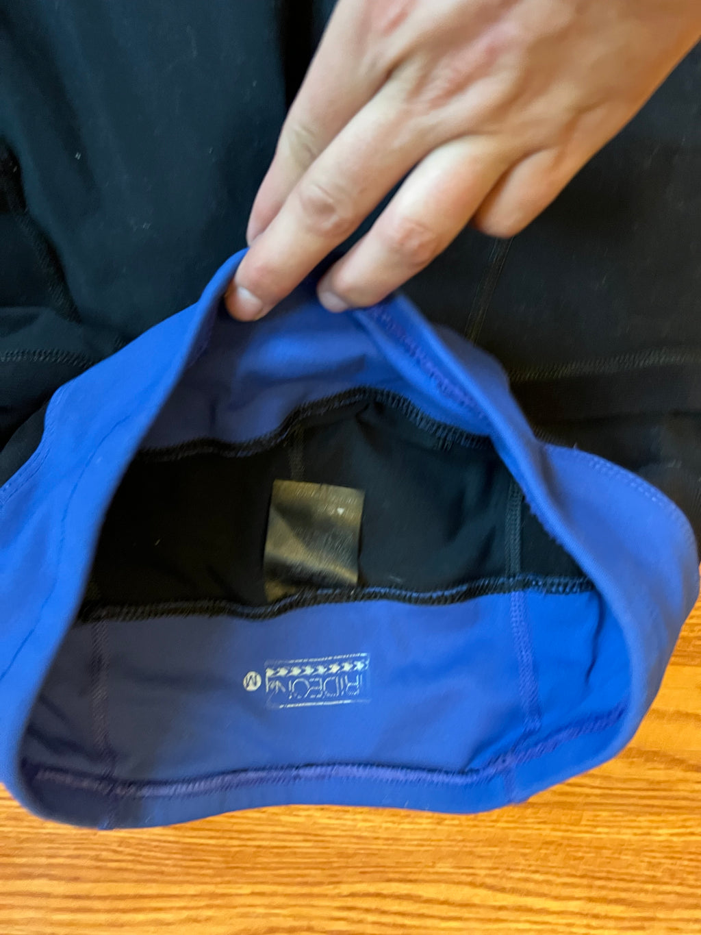 Irideon Black ladies pull on tights medium