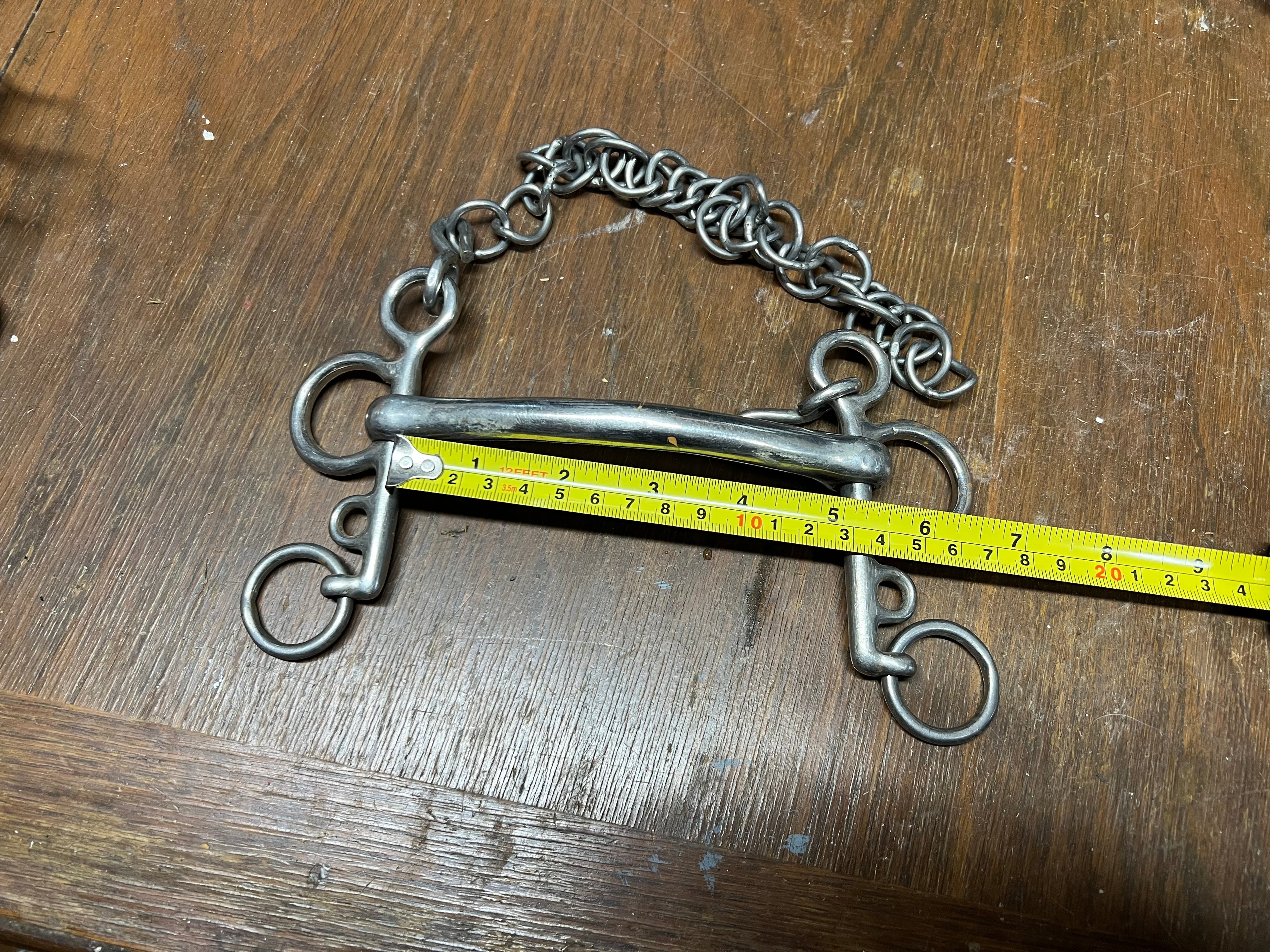 5" Pelham straight bar