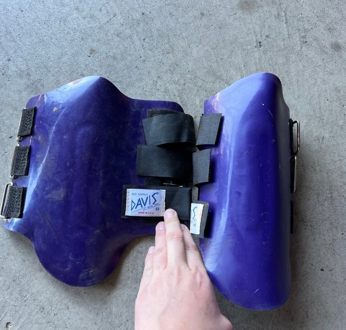 used Davis splint boots PURPLE Medium