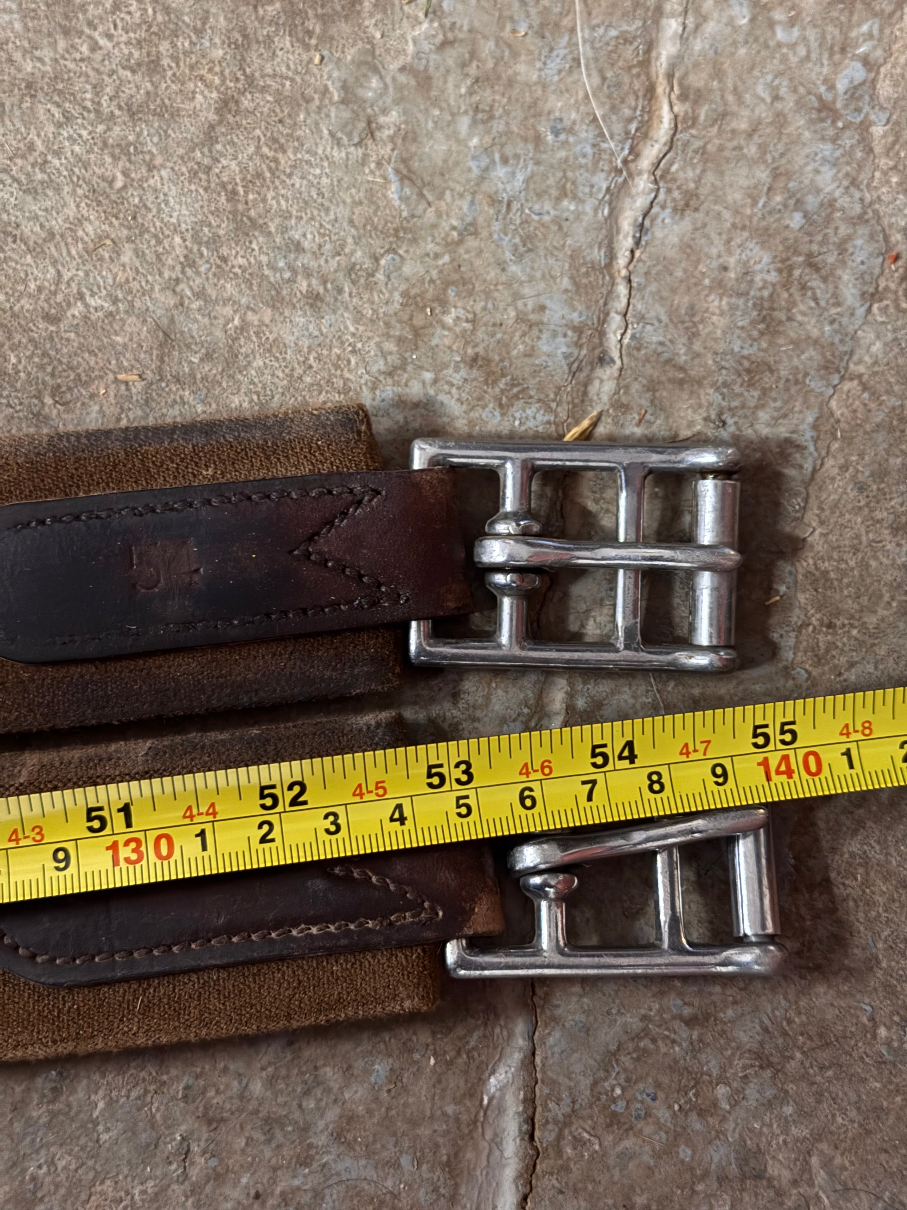 Total Saddle Fit Anatomical 54” girth, brown