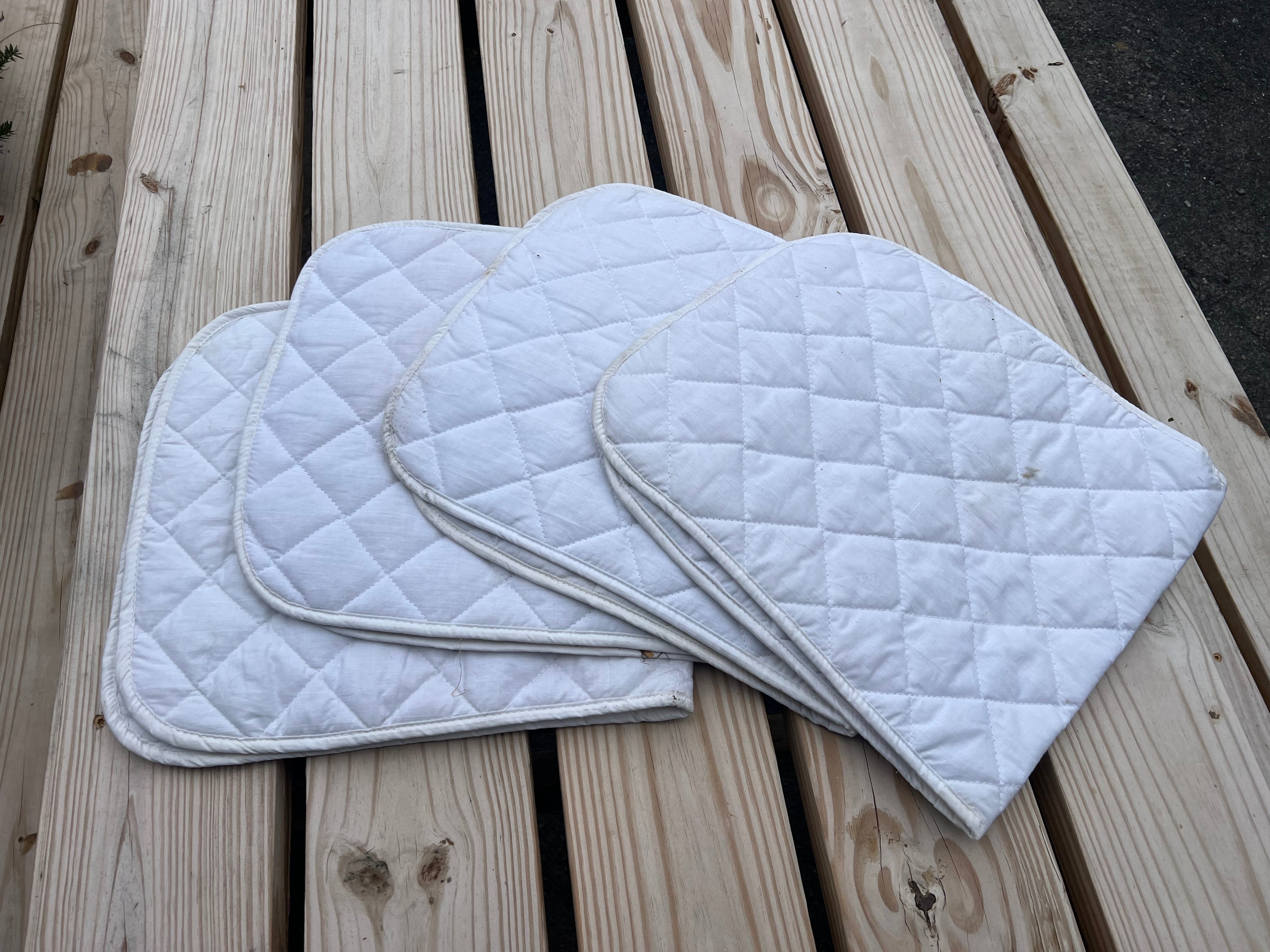 Quilted wraps set of 4 used