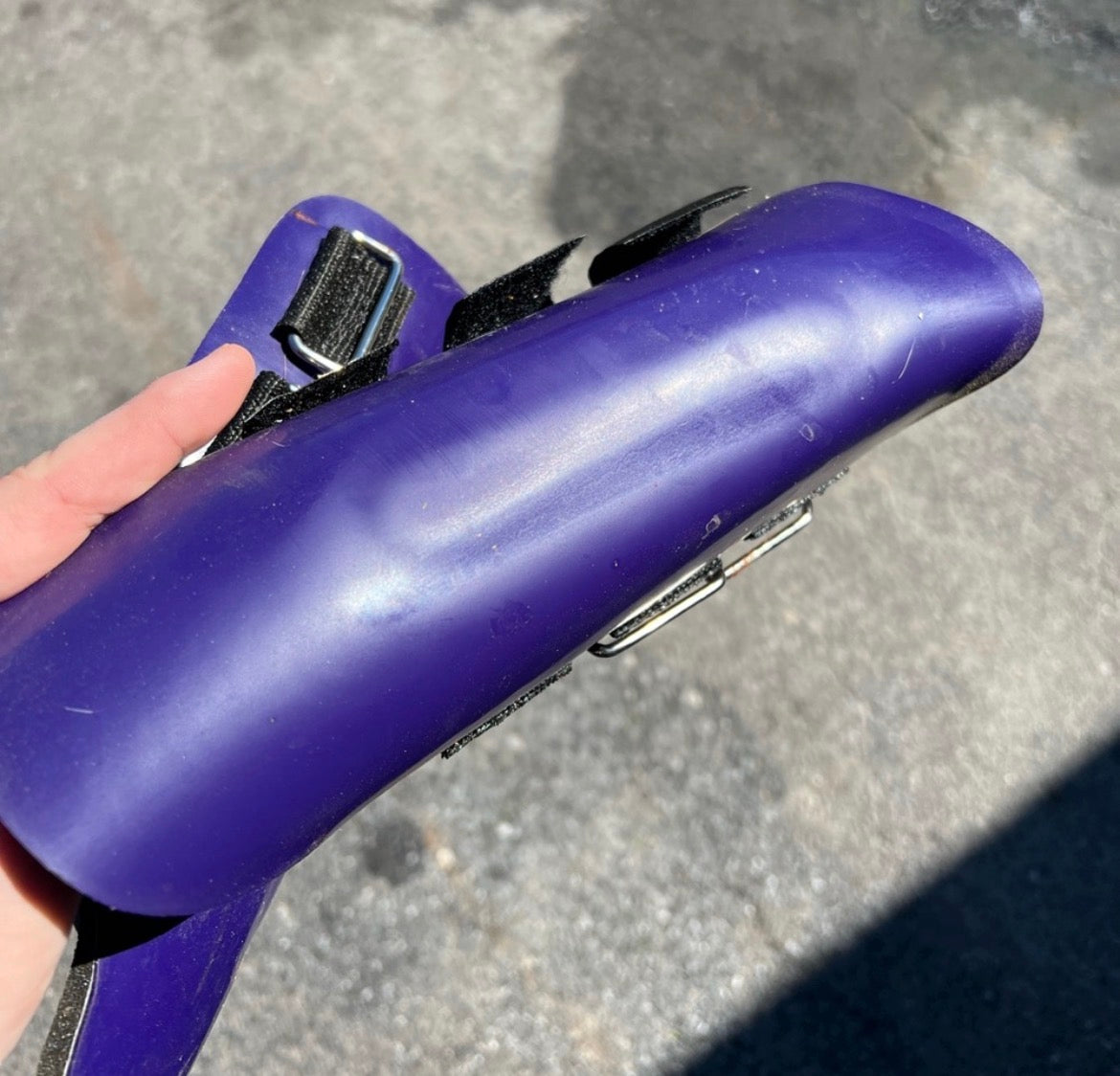used Davis splint boots PURPLE Medium