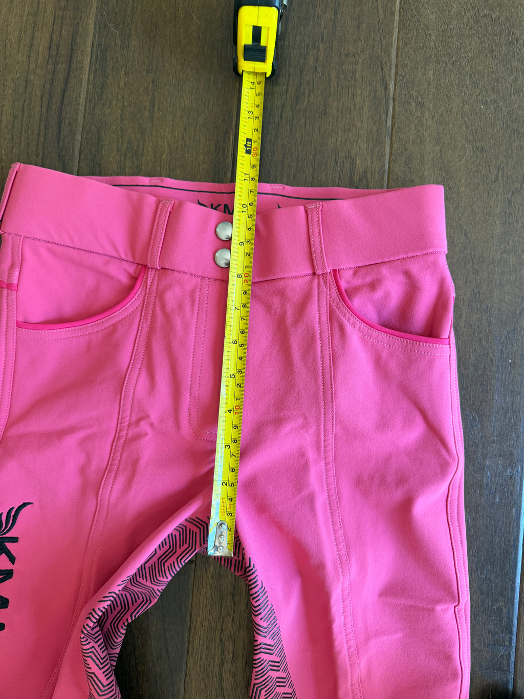 KMA full seat grip breeches - pink 28