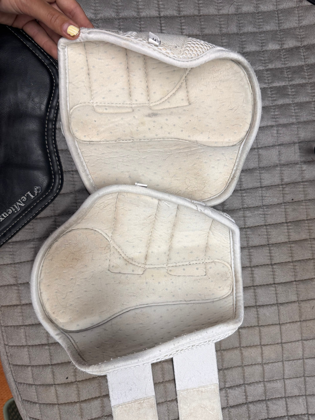 Lemieux white boot pair