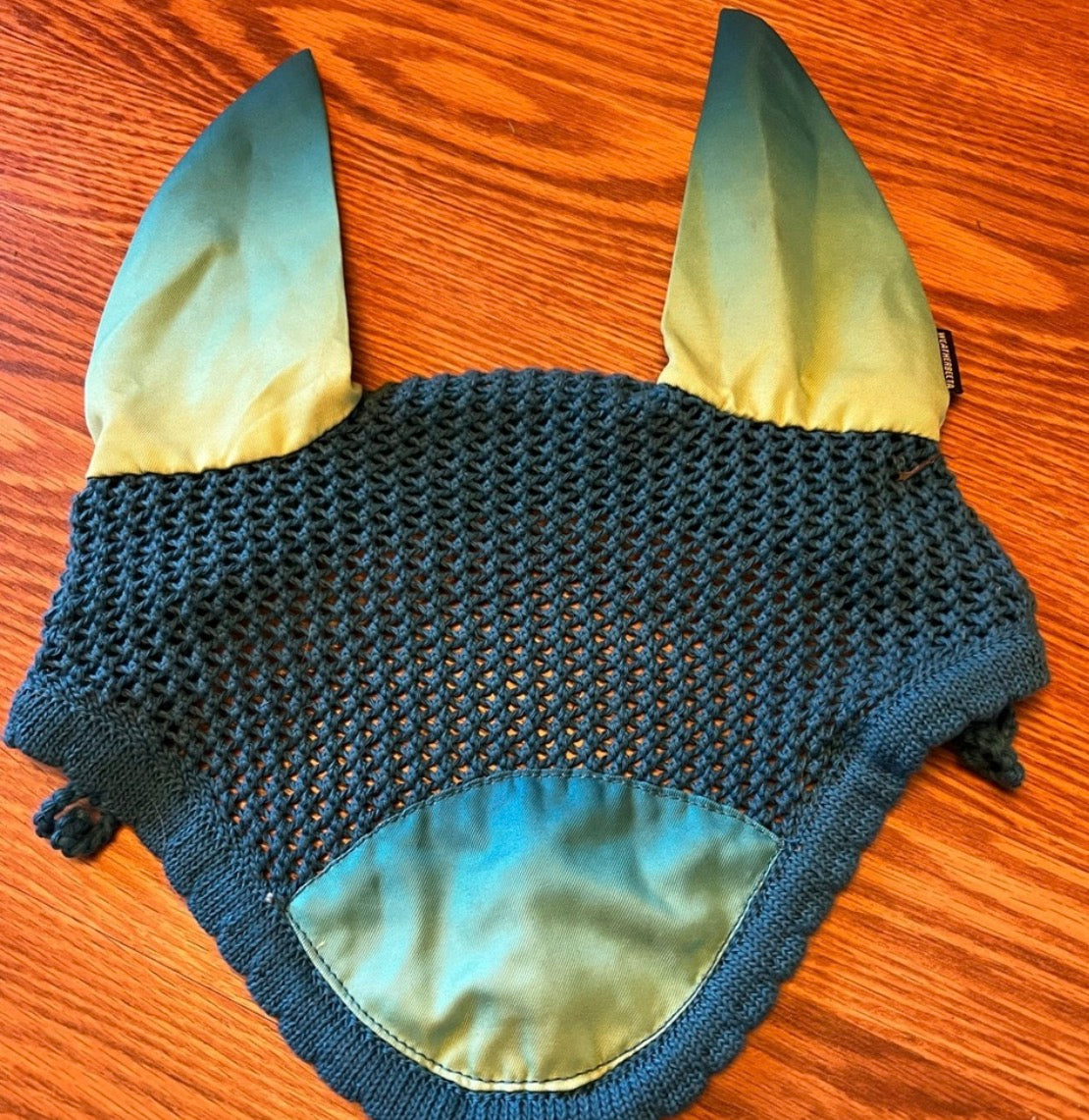 Weatherbeeta Fly bonnet teal/green