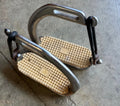 4.5” peacock stirrup irons