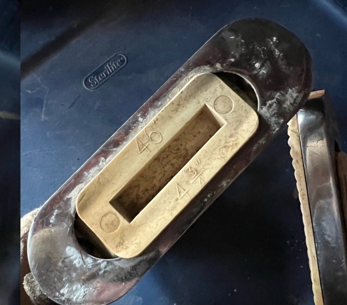 4 3/4" safety peacock stirrups