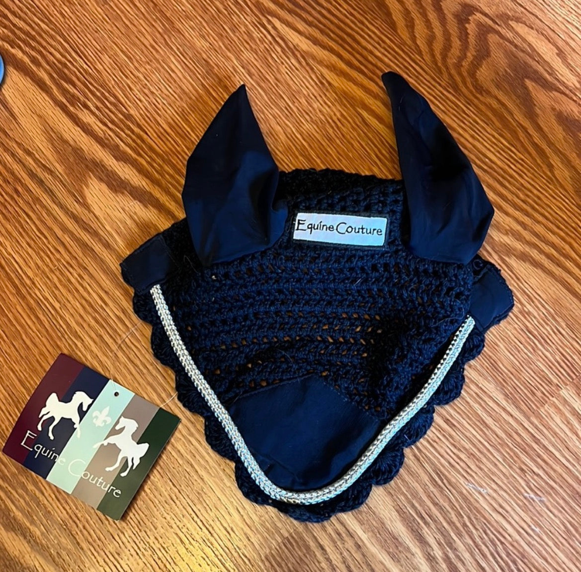 Equine couture pony fly veil