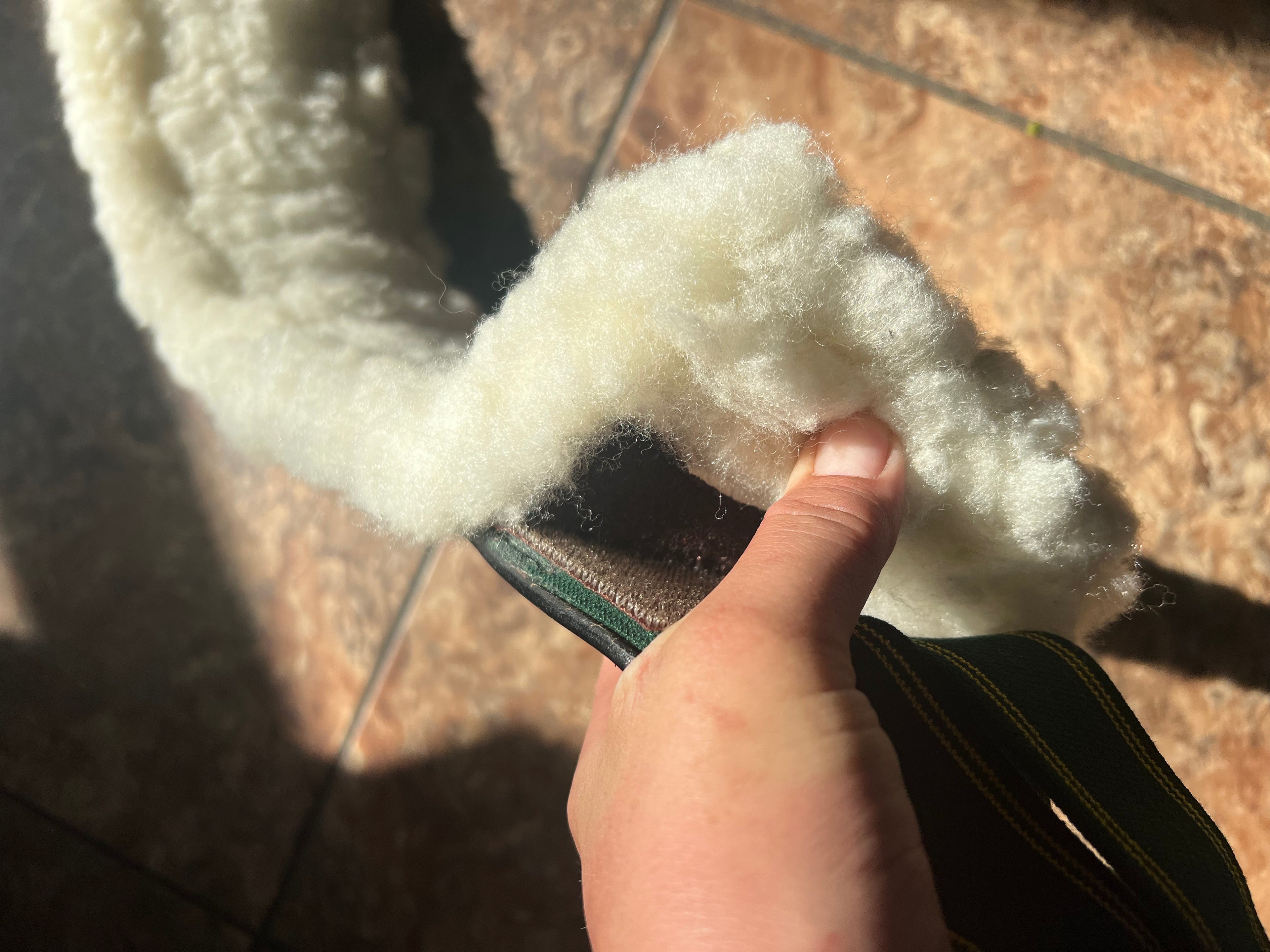 46” Oakbark HDR fleece girth