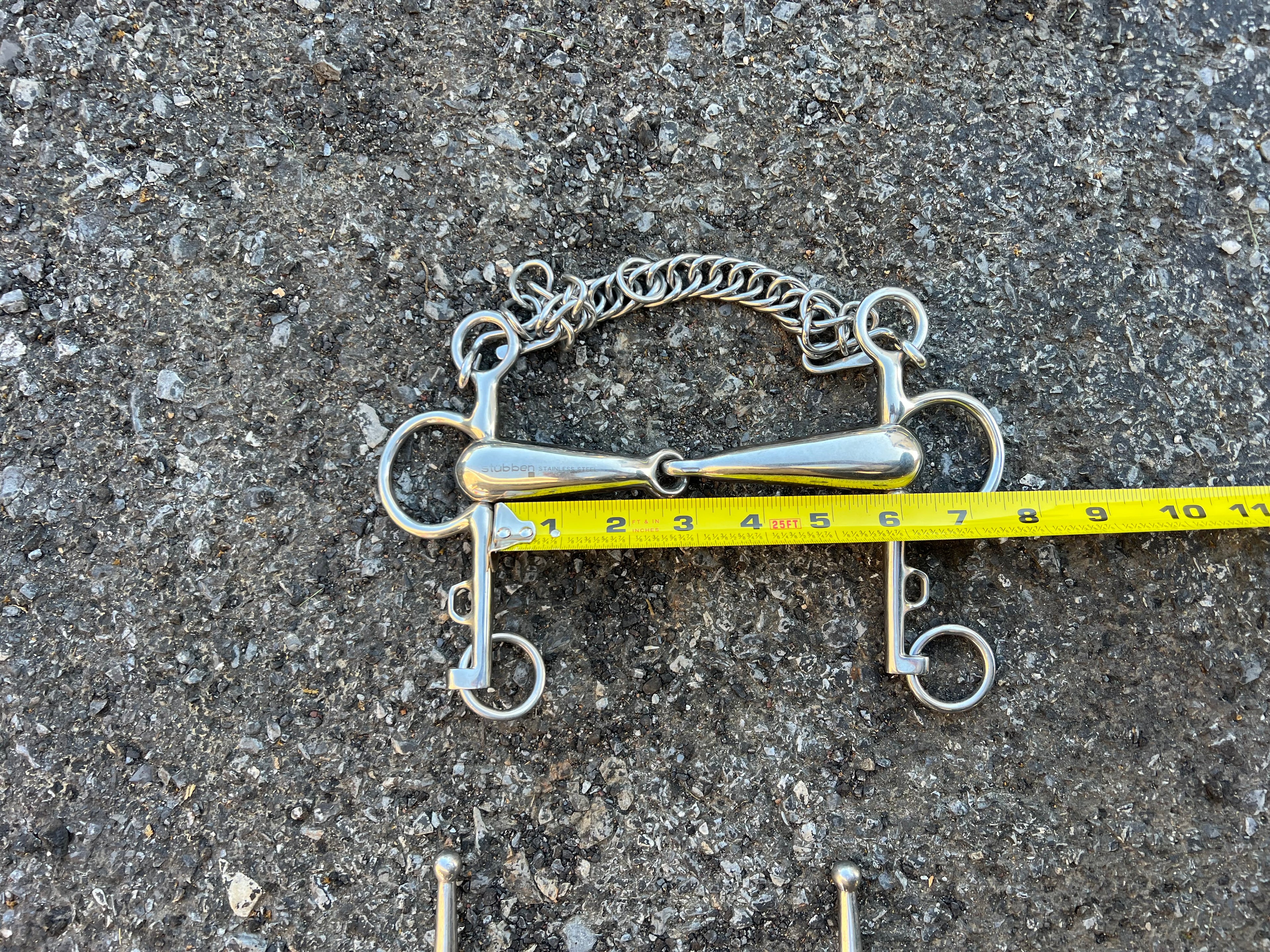 Pelham Stubben snaffle 5.75"