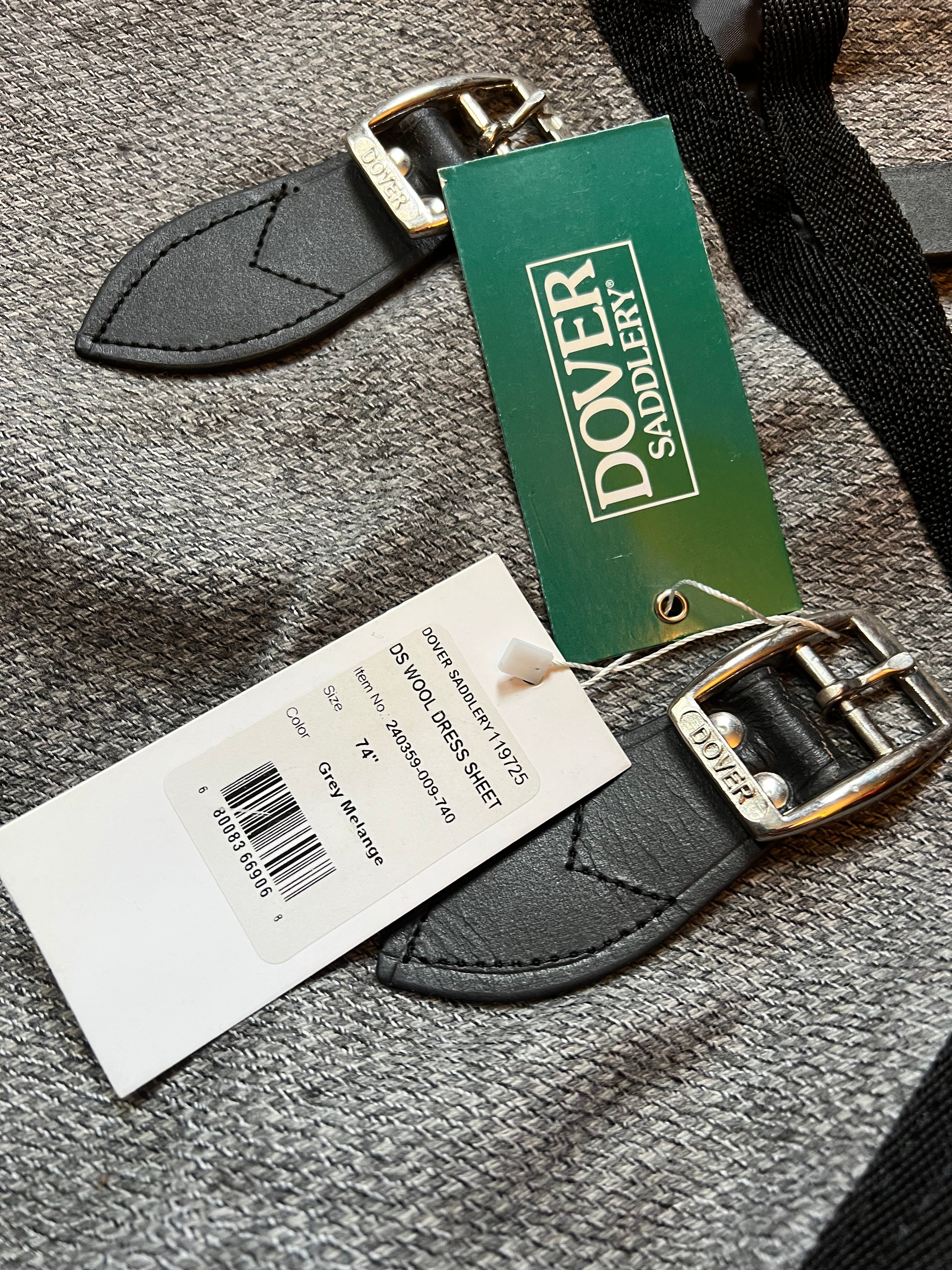 74" Dover wool dress sheet NEW