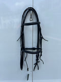 New HDR black snaffle bridle HORSE