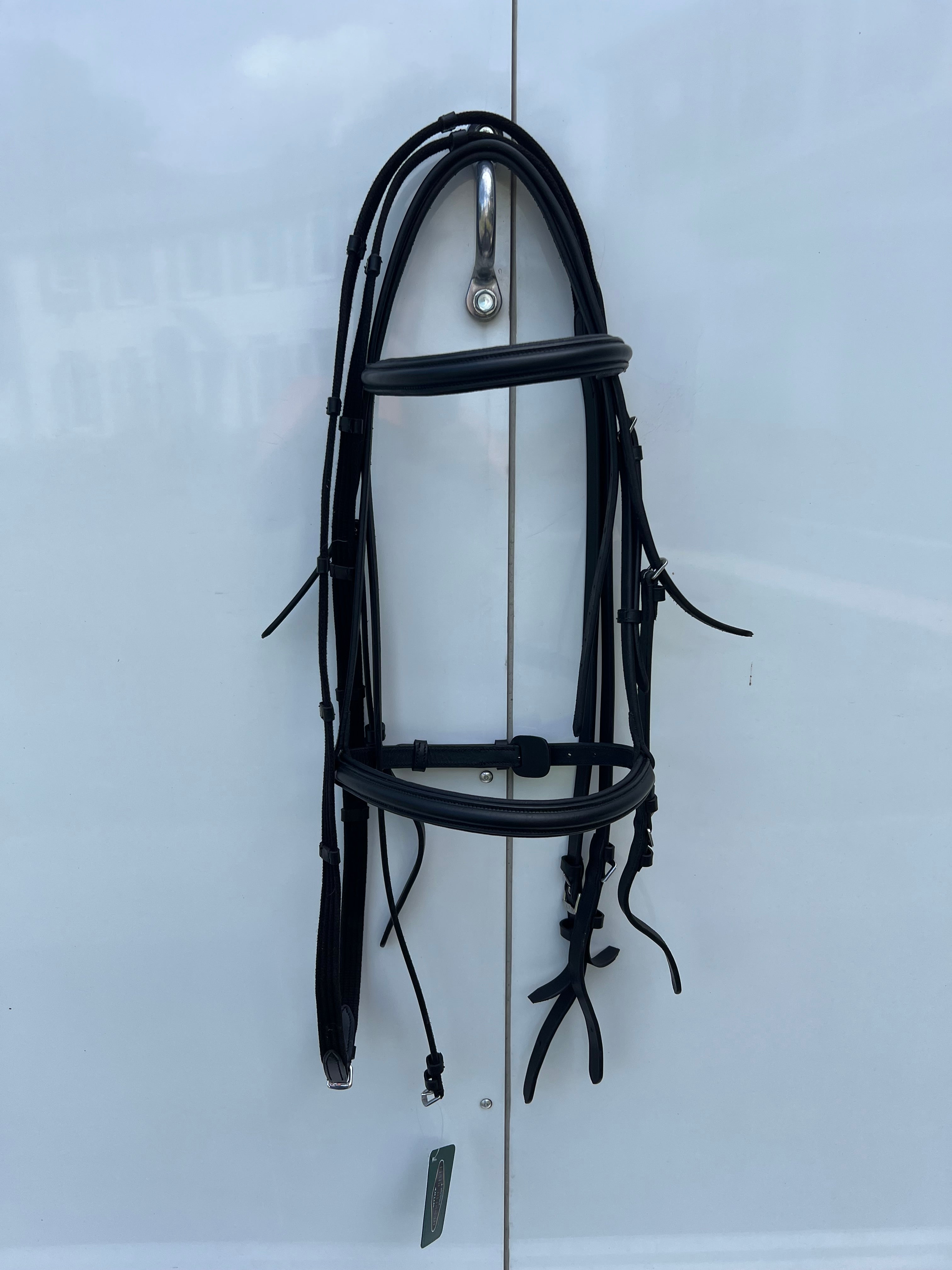 New HDR black snaffle bridle HORSE