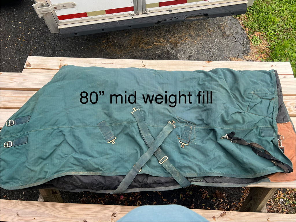80" Turnout mid weight Green